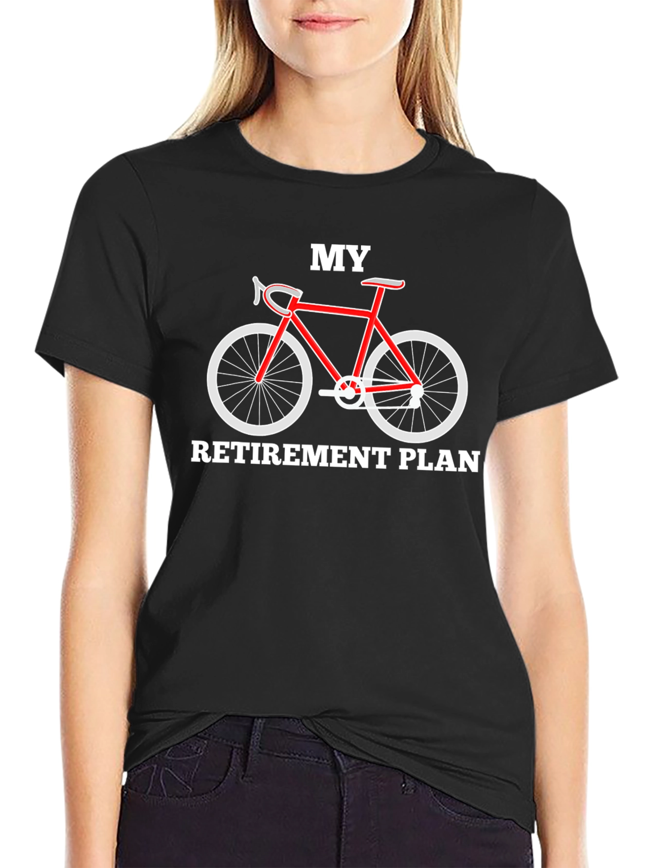 My Retirement Plan Bicycle Graphic T-Shirt