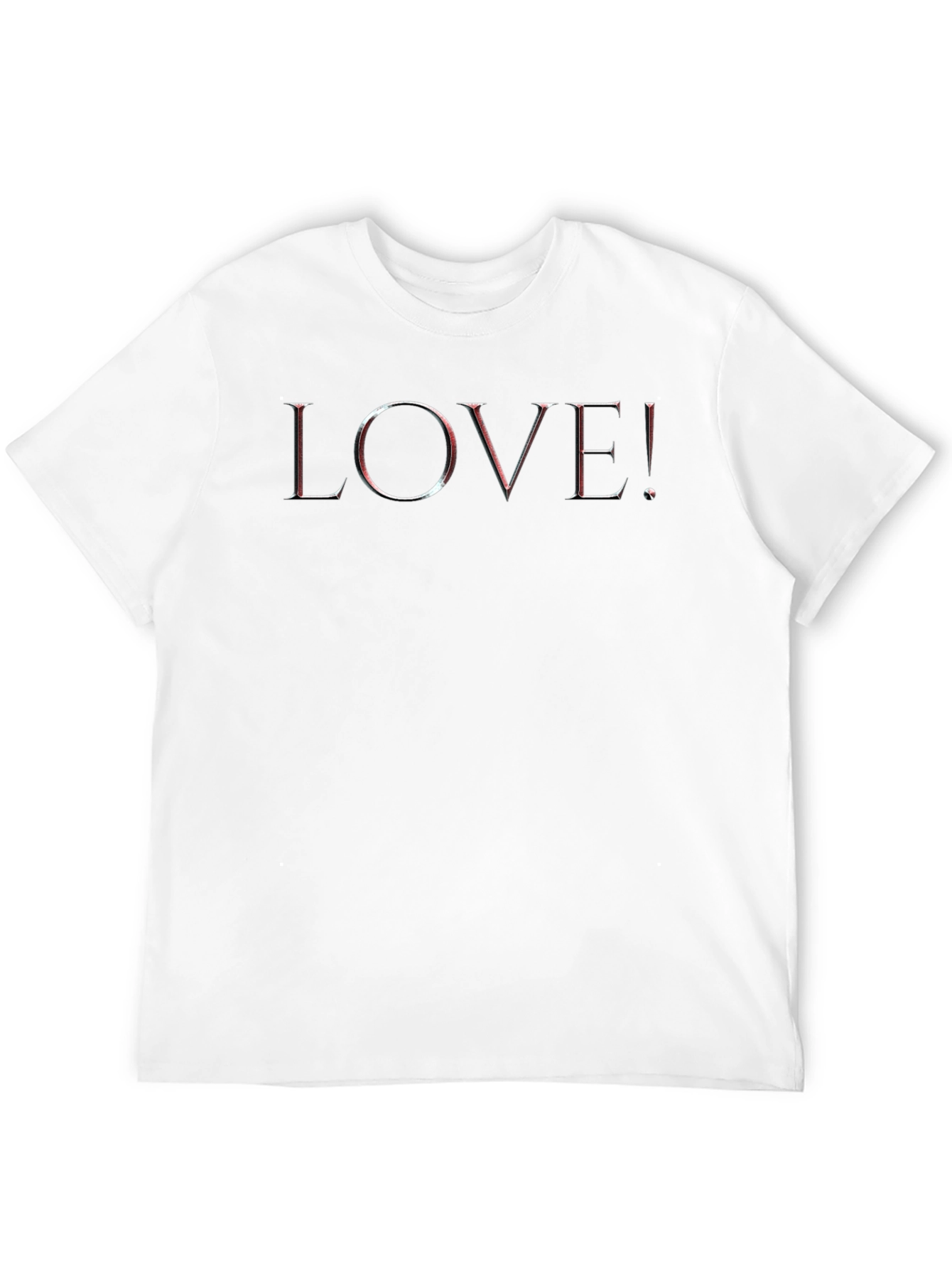 LOVE! Graphic T-Shirt - Stylish Black Tee