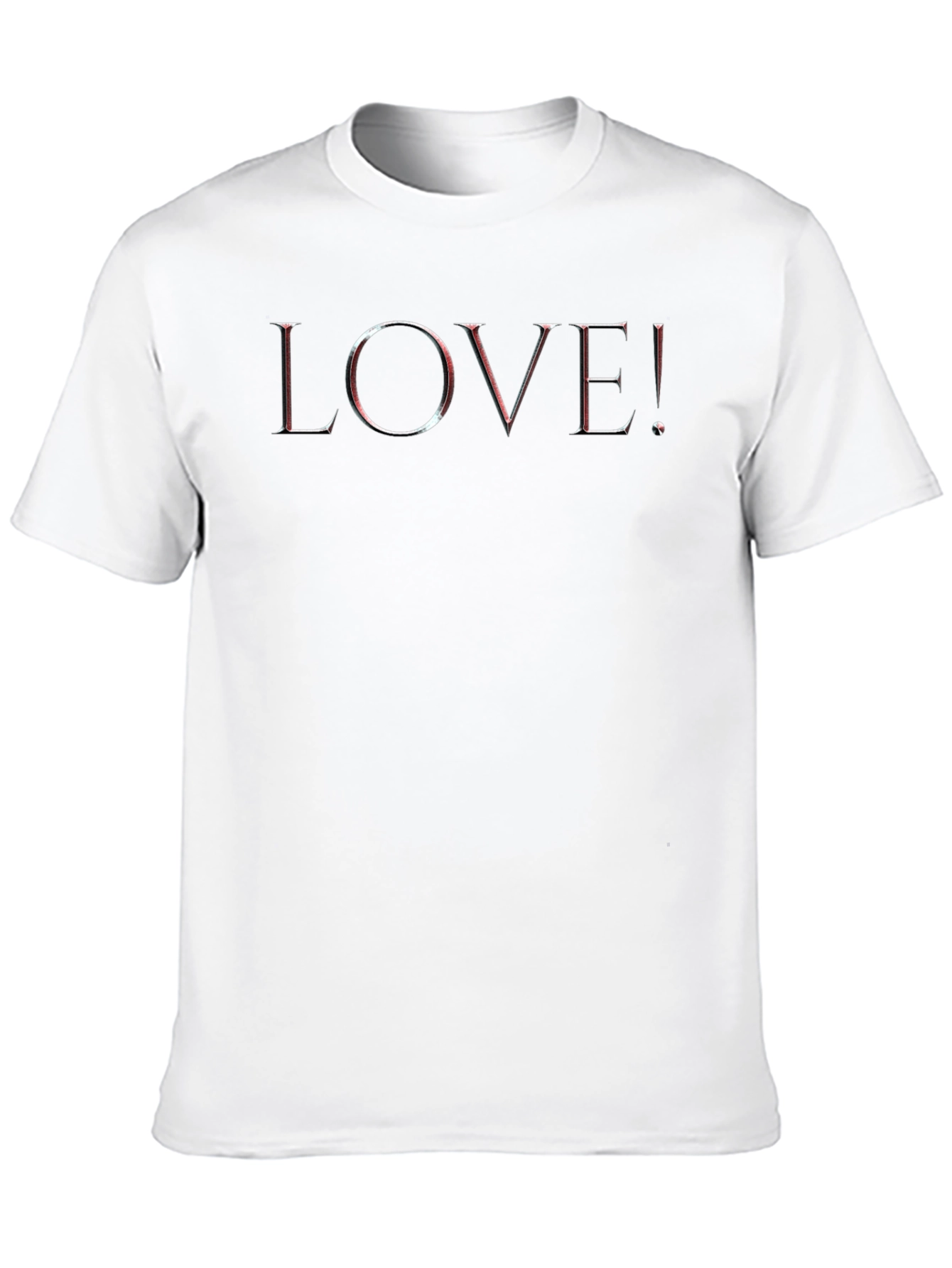 LOVE! Graphic T-Shirt - Stylish Black Tee