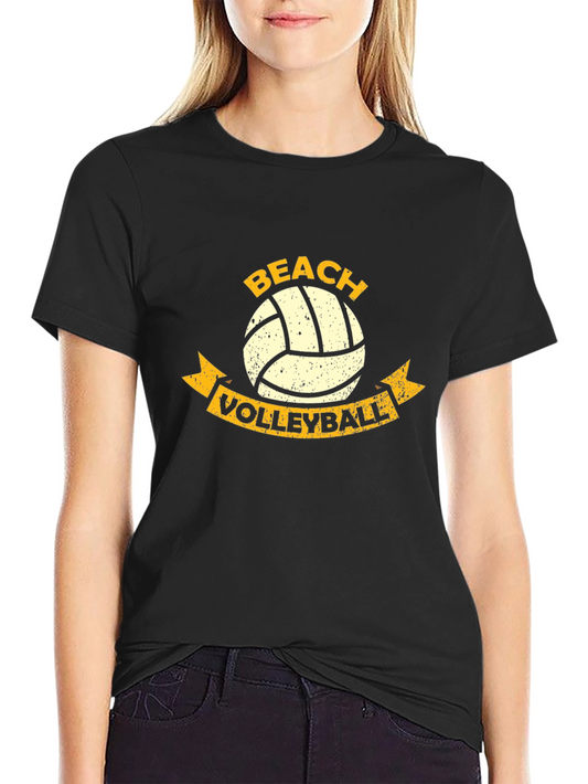 Beach Volleyball Graphic T-Shirt