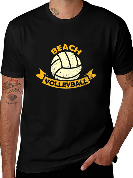 Beach Volleyball Graphic T-Shirt