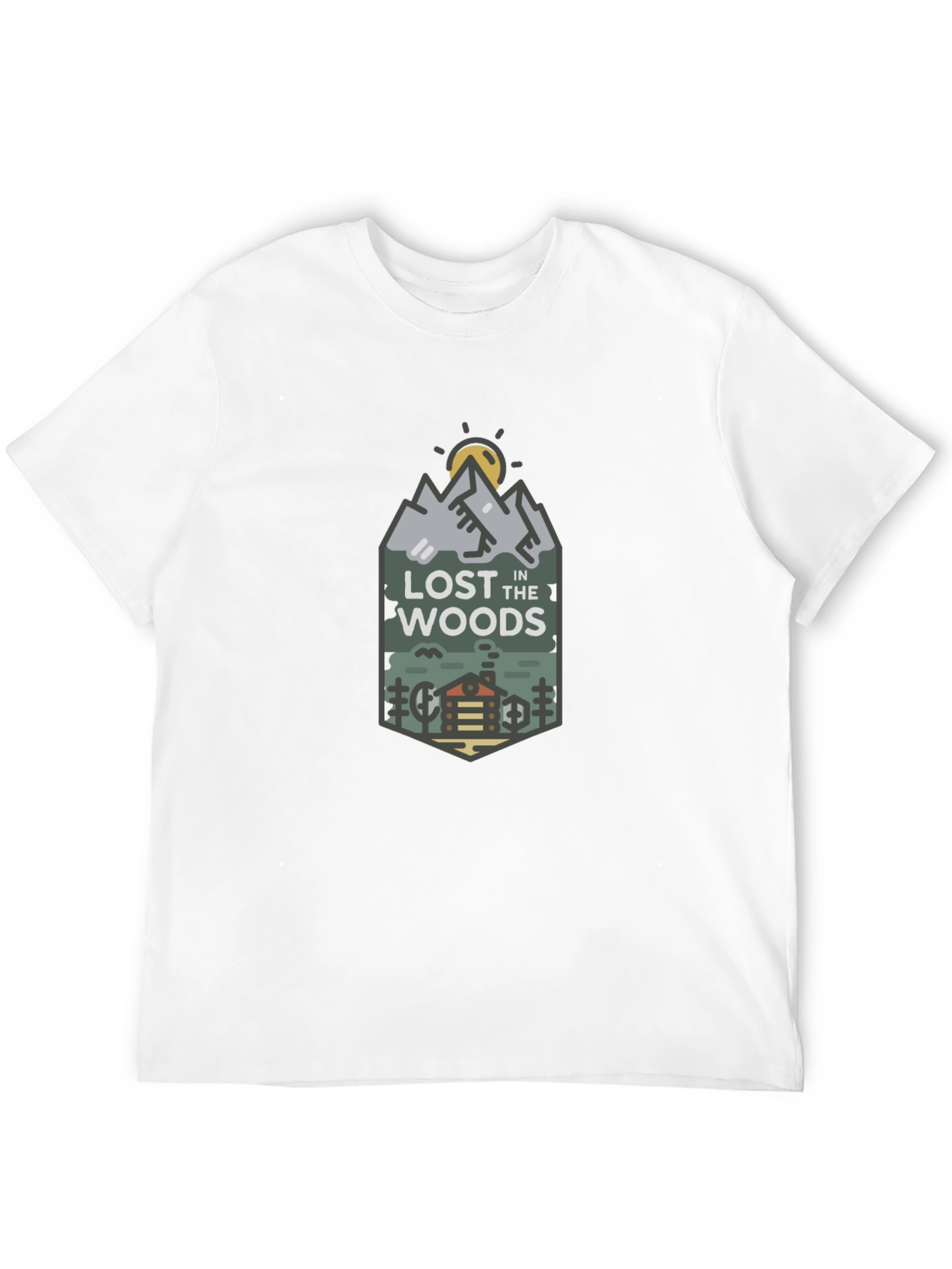 Lost In The Woods Graphic Tee - Adventure Awaits