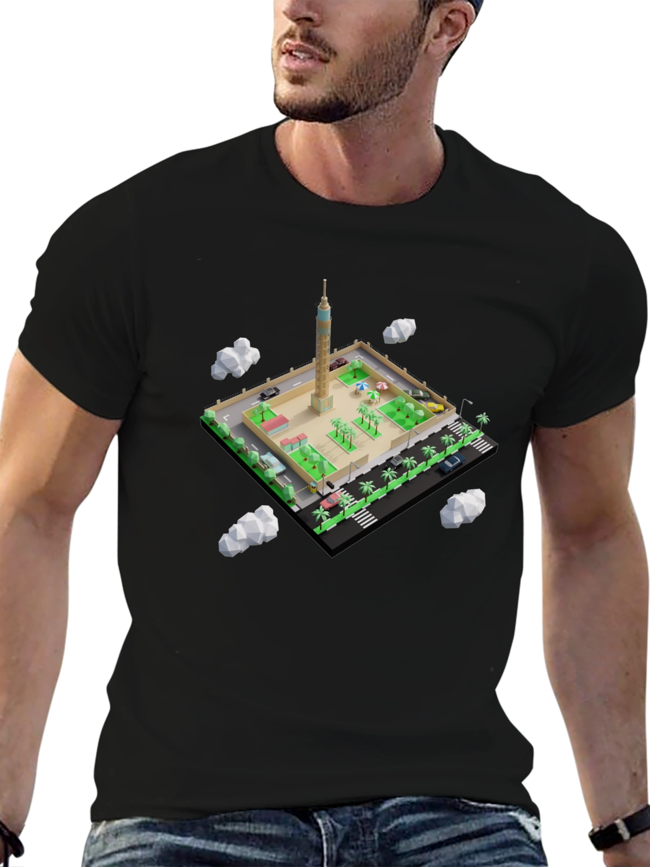 Cairo Tower Isometric T-Shirt