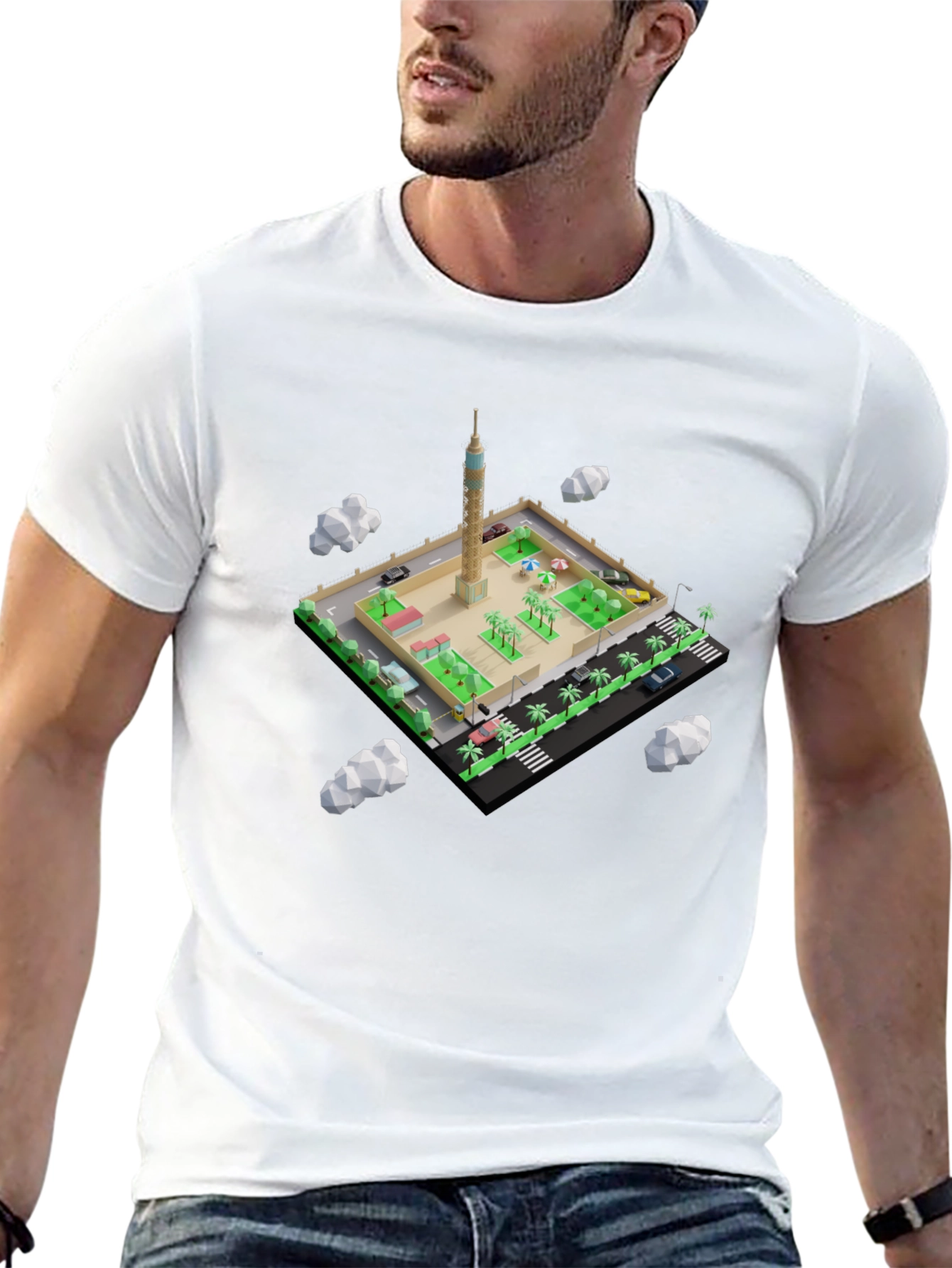 Cairo Tower Isometric T-Shirt