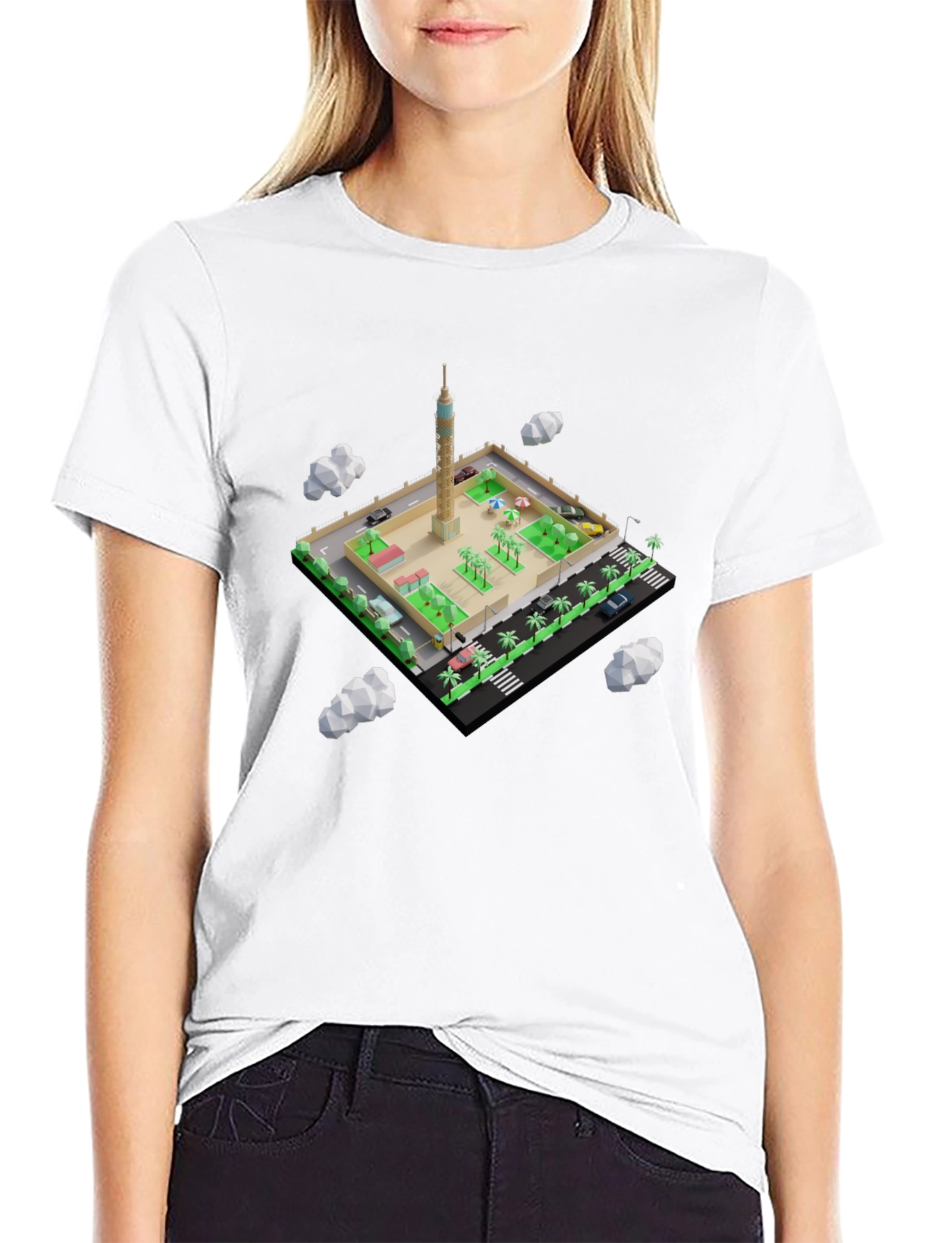 Cairo Tower Isometric T-Shirt
