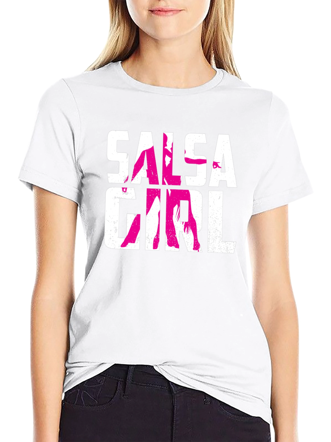 Salsa Girl Graphic T-Shirt - Dance Lover Tee