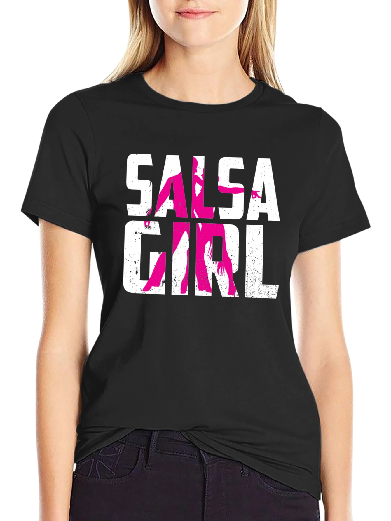 Salsa Girl Graphic T-Shirt - Dance Lover Tee