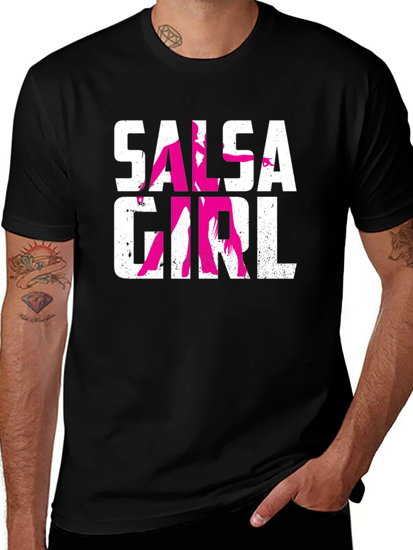 Salsa Girl Graphic T-Shirt - Dance Lover Tee