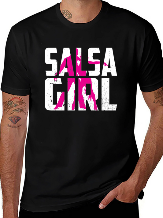 Salsa Girl Graphic T-Shirt - Dance Lover Tee