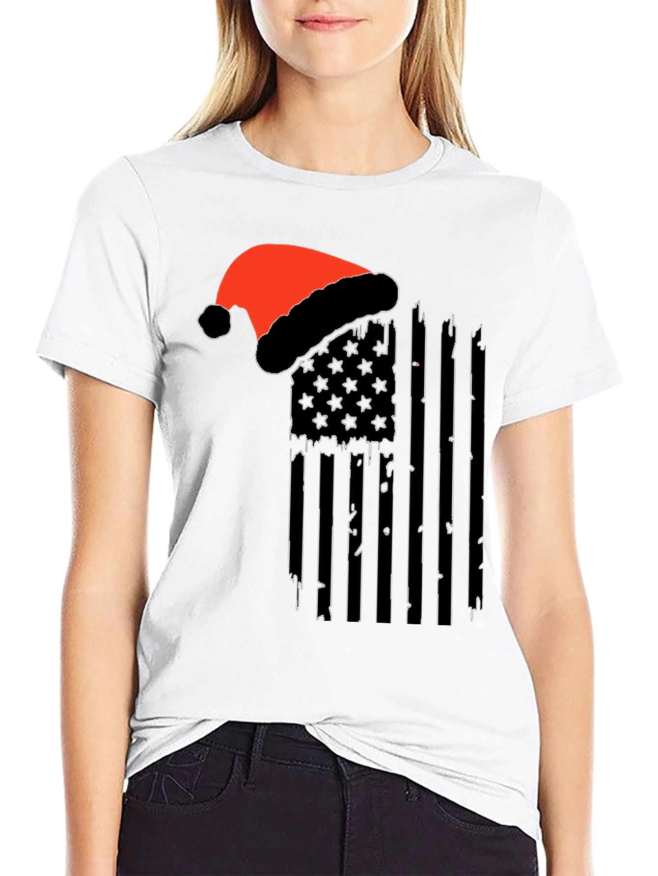 Festive American Flag T-Shirt