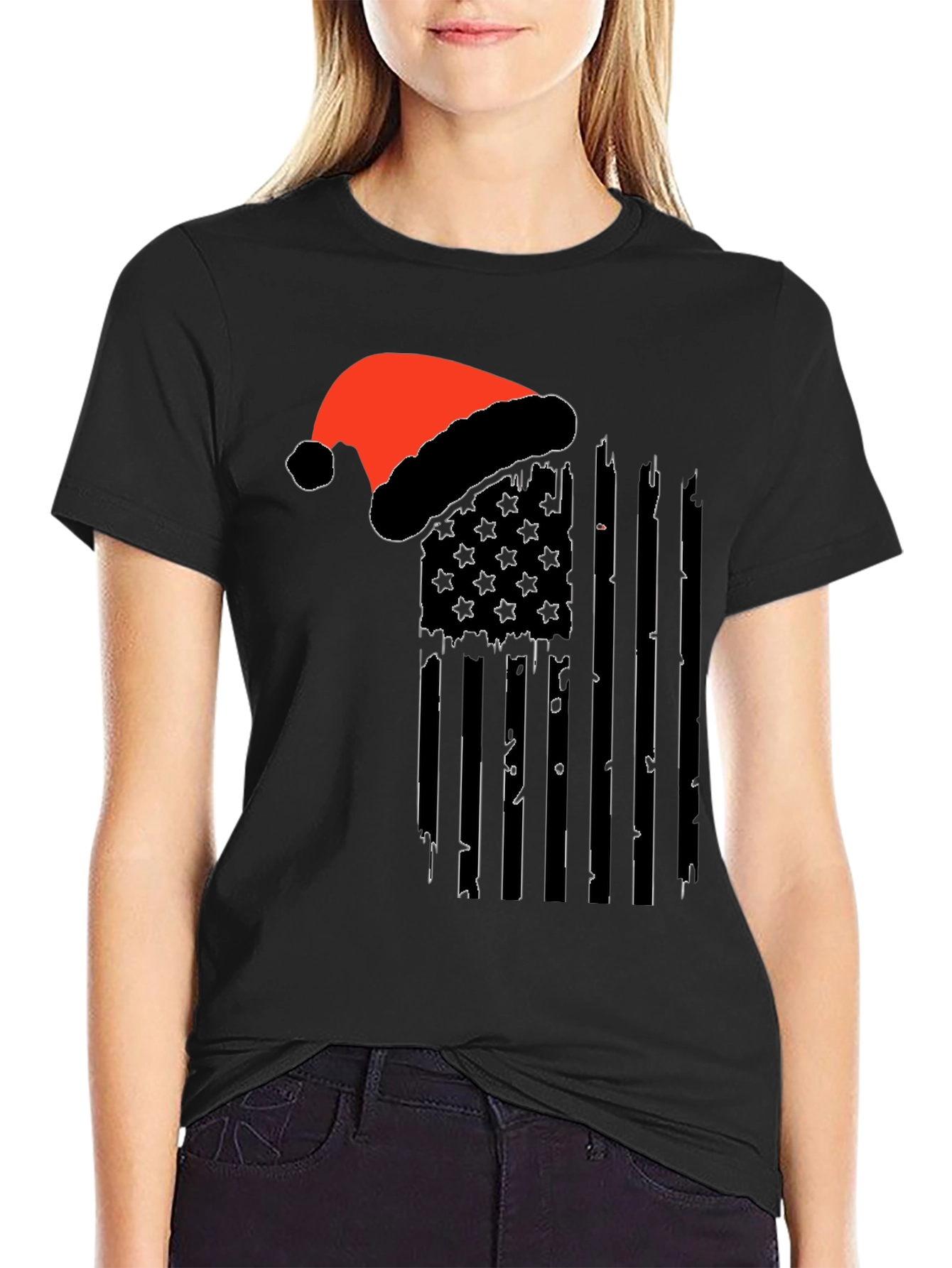Festive American Flag T-Shirt
