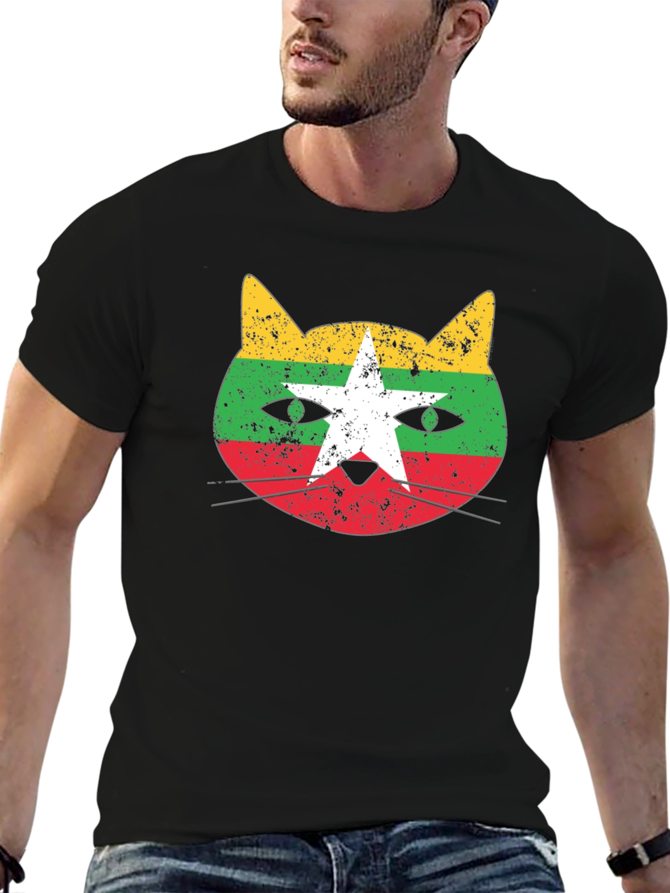 Burmese Cat Flag T-Shirt
