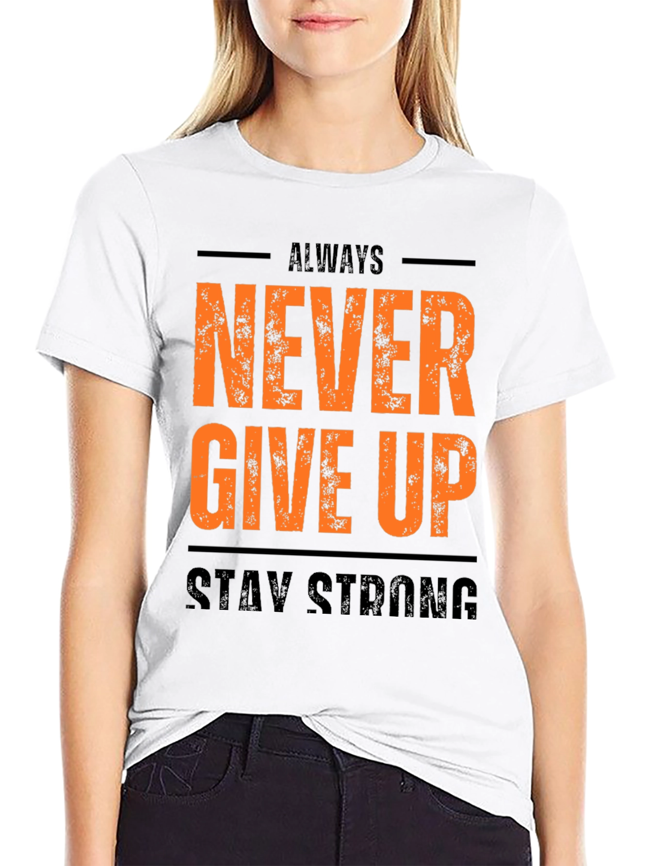 Inspirational Graphic Print T-Shirt