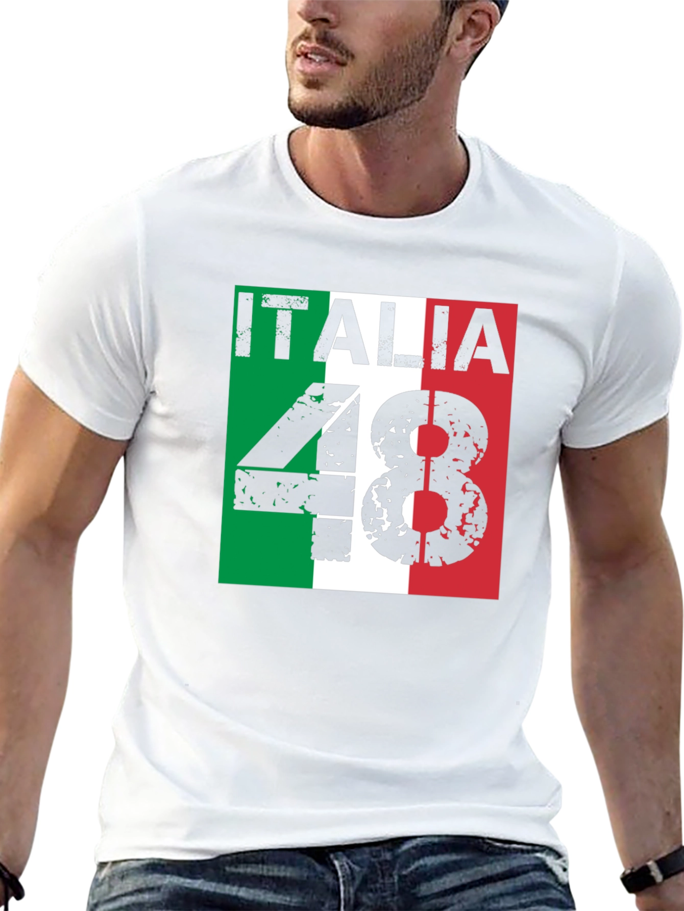 Italia 48 T-Shirt Italian Flag