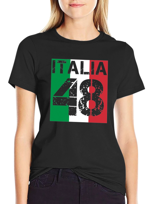 Italia 48 T-Shirt Italian Flag