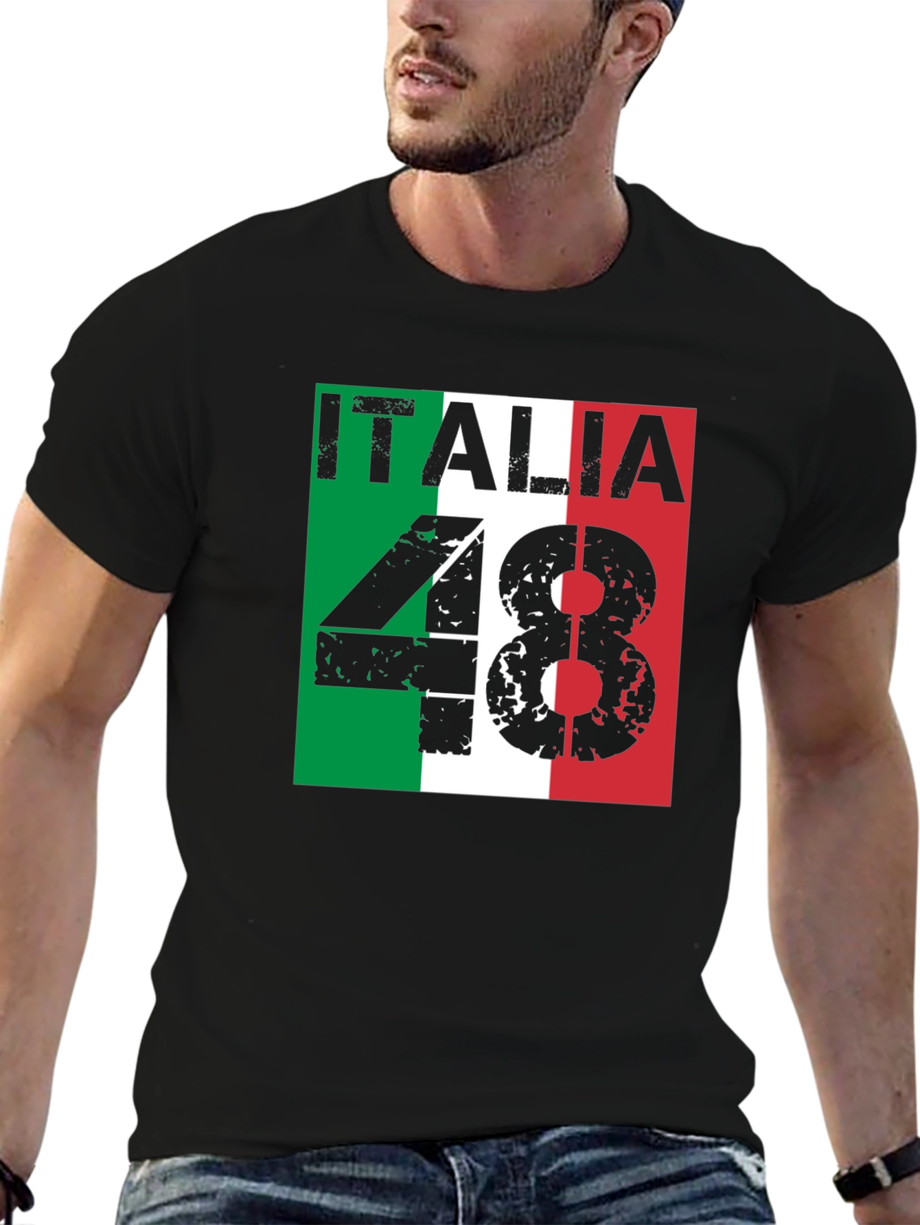 Italia 48 T-Shirt Italian Flag