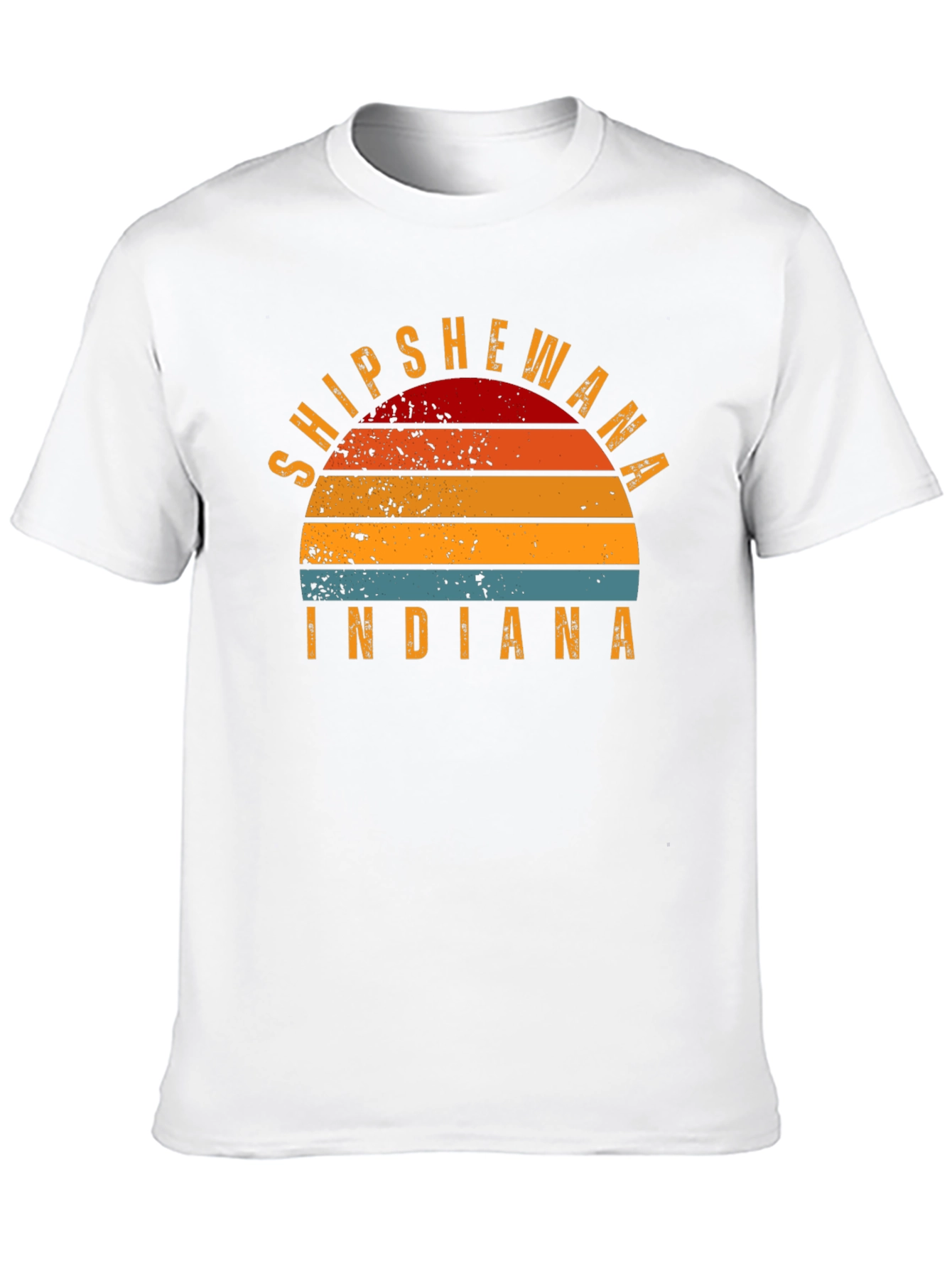 Shipshewana Indiana Retro Sunset T-Shirt
