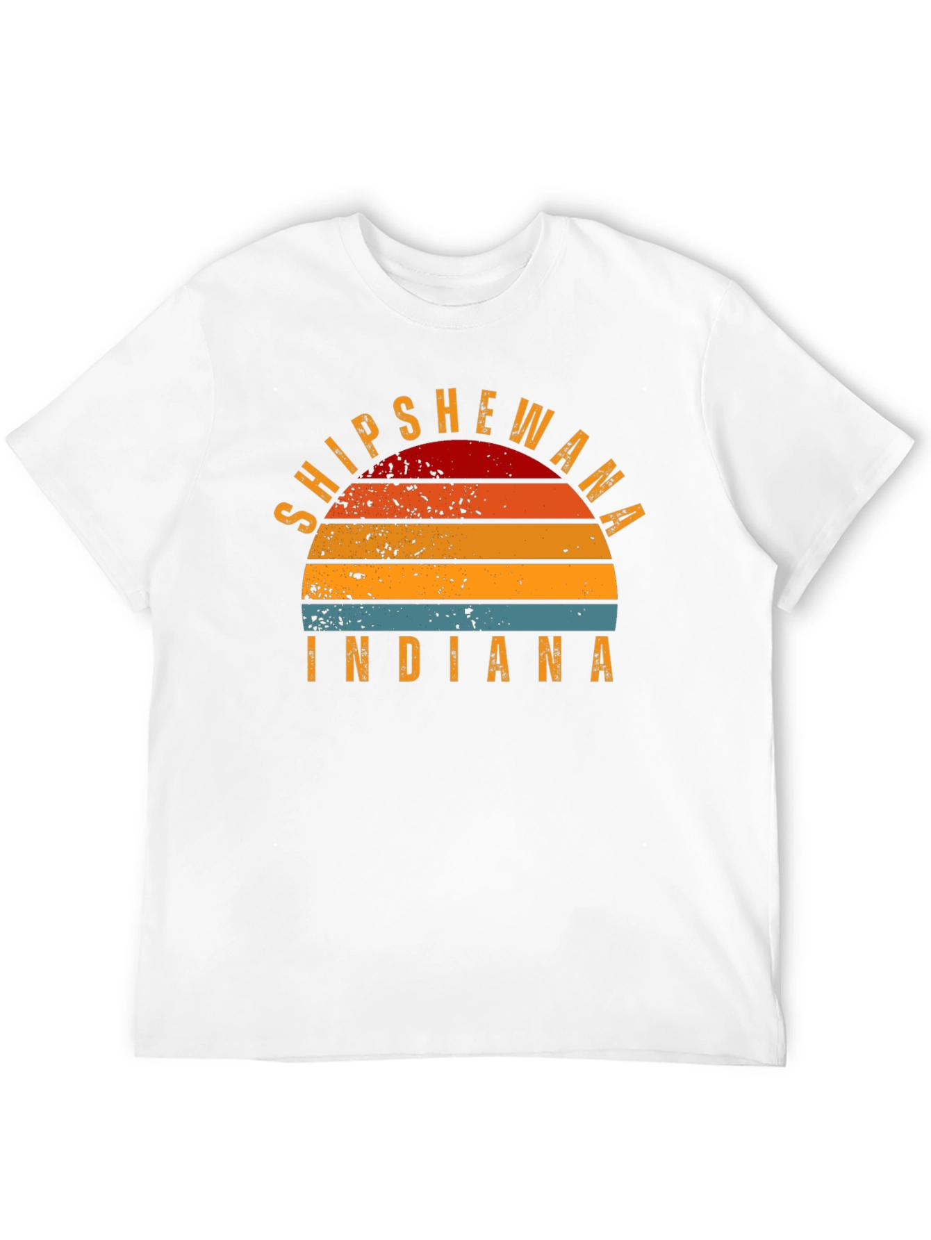 Shipshewana Indiana Retro Sunset T-Shirt