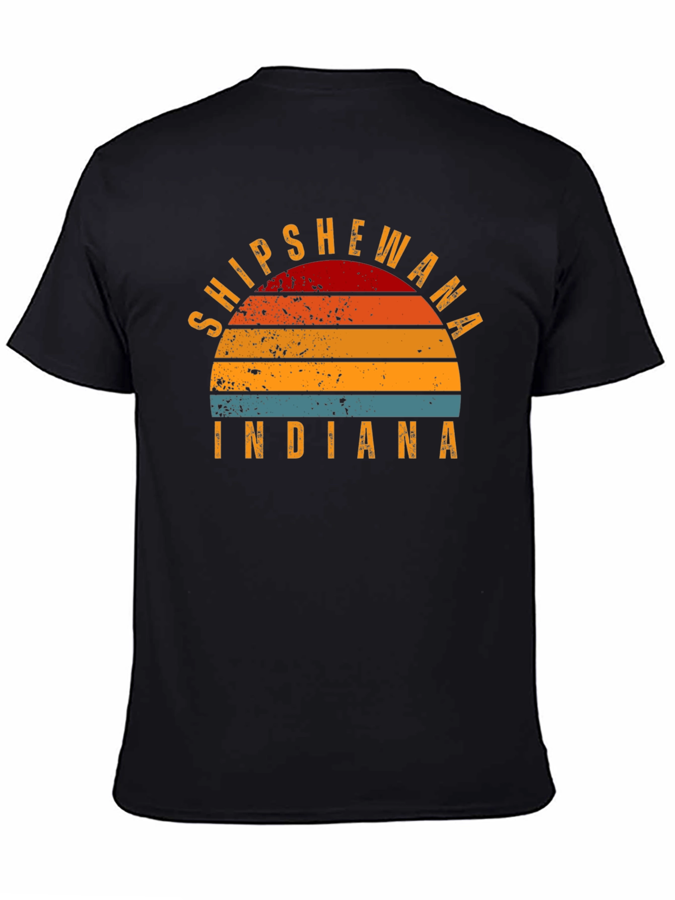 Shipshewana Indiana Retro Sunset T-Shirt