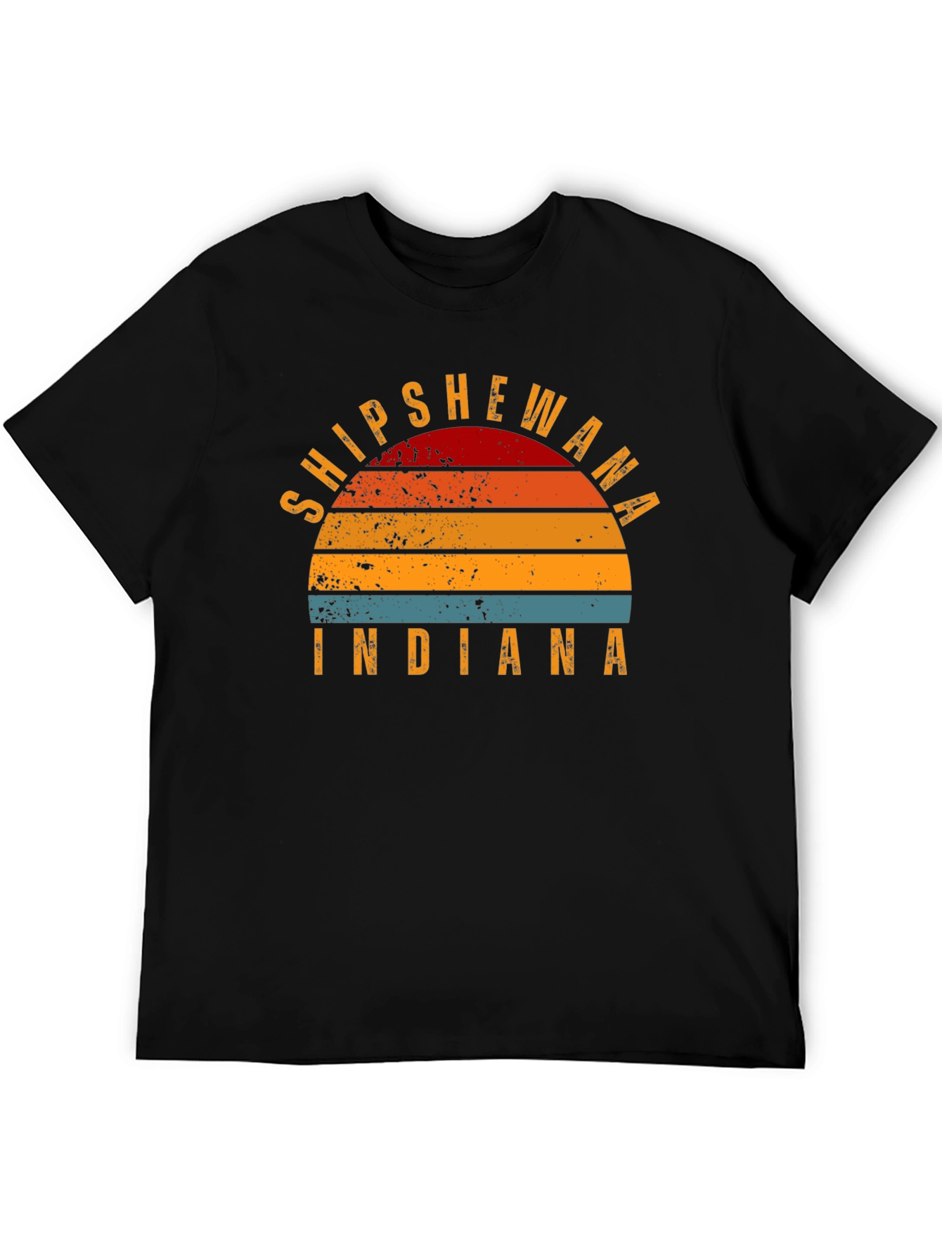 Shipshewana Indiana Retro Sunset T-Shirt