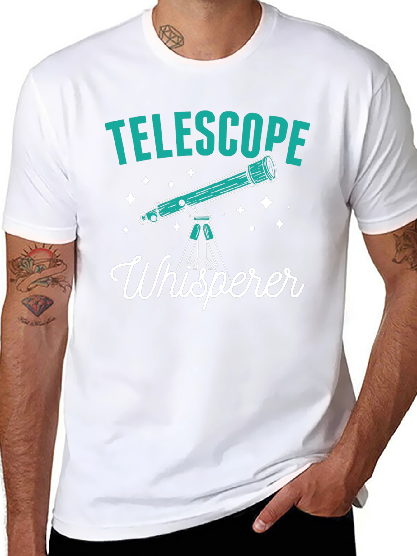 Telescope Whisperer Graphic T-Shirt
