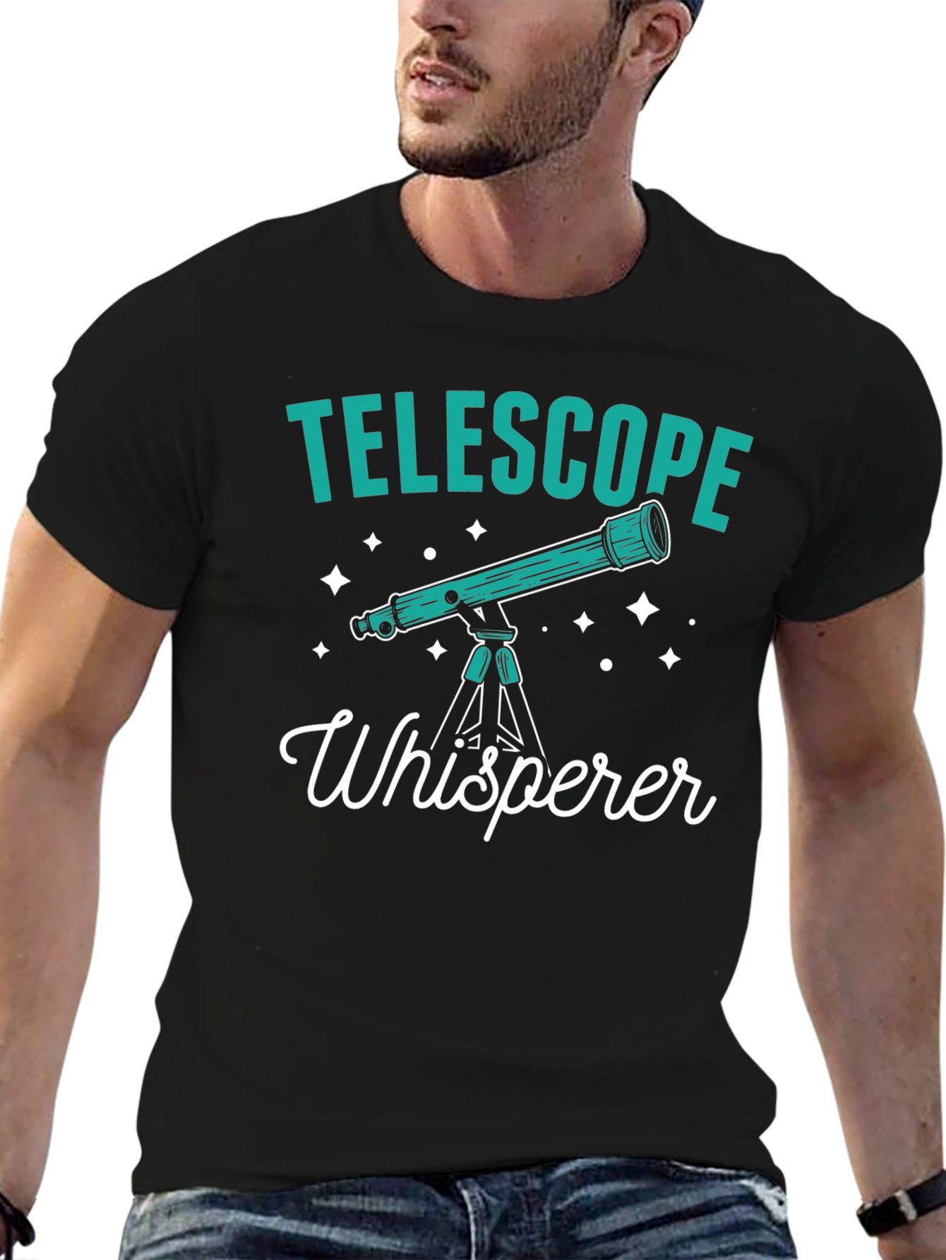 Telescope Whisperer Graphic T-Shirt