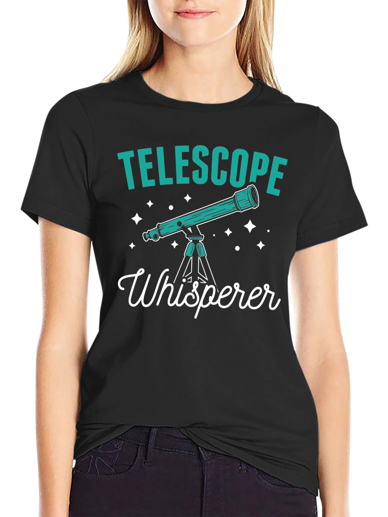 Telescope Whisperer Graphic T-Shirt