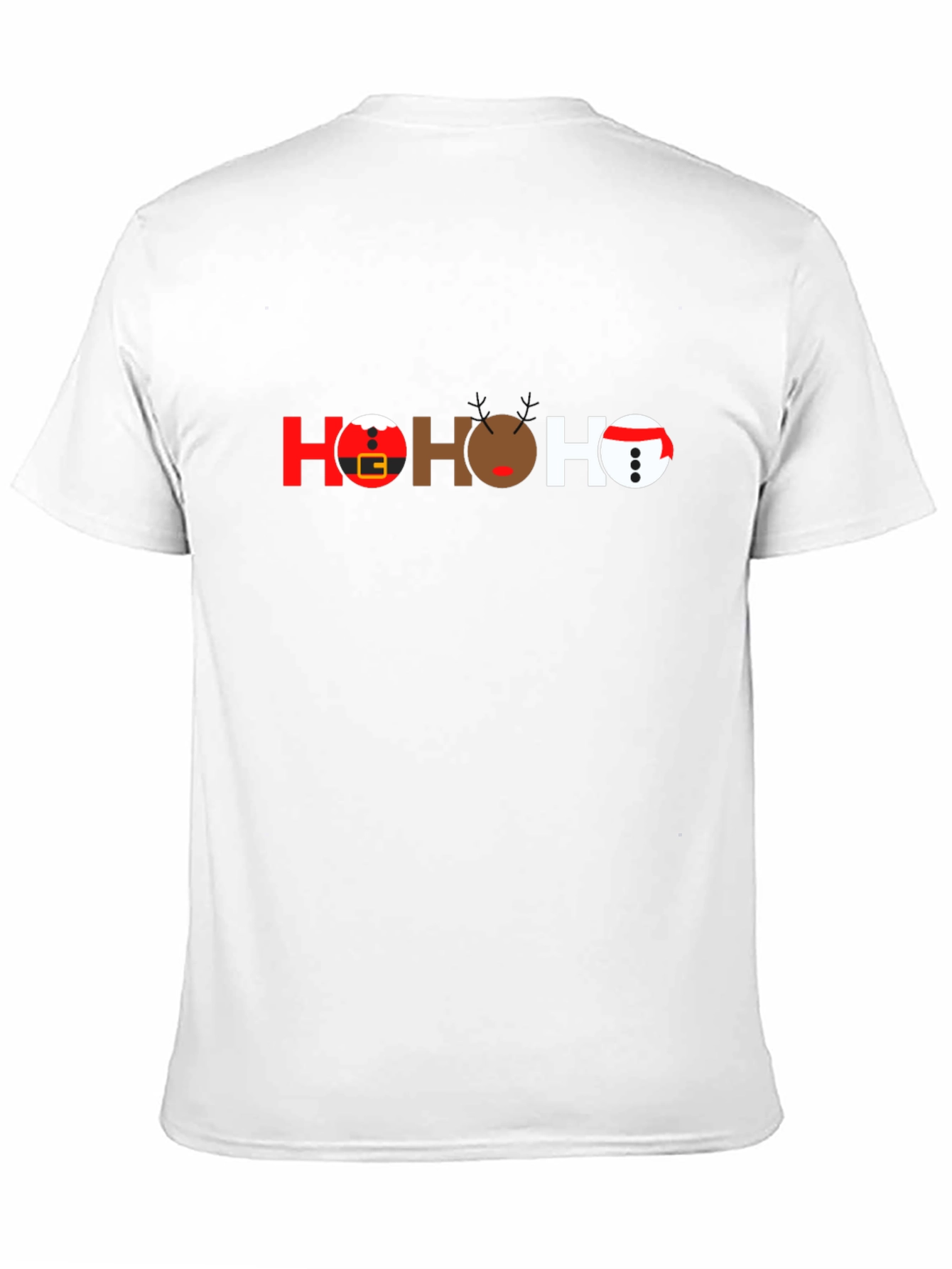 Festive HO HO HO Christmas Graphic T-Shirt