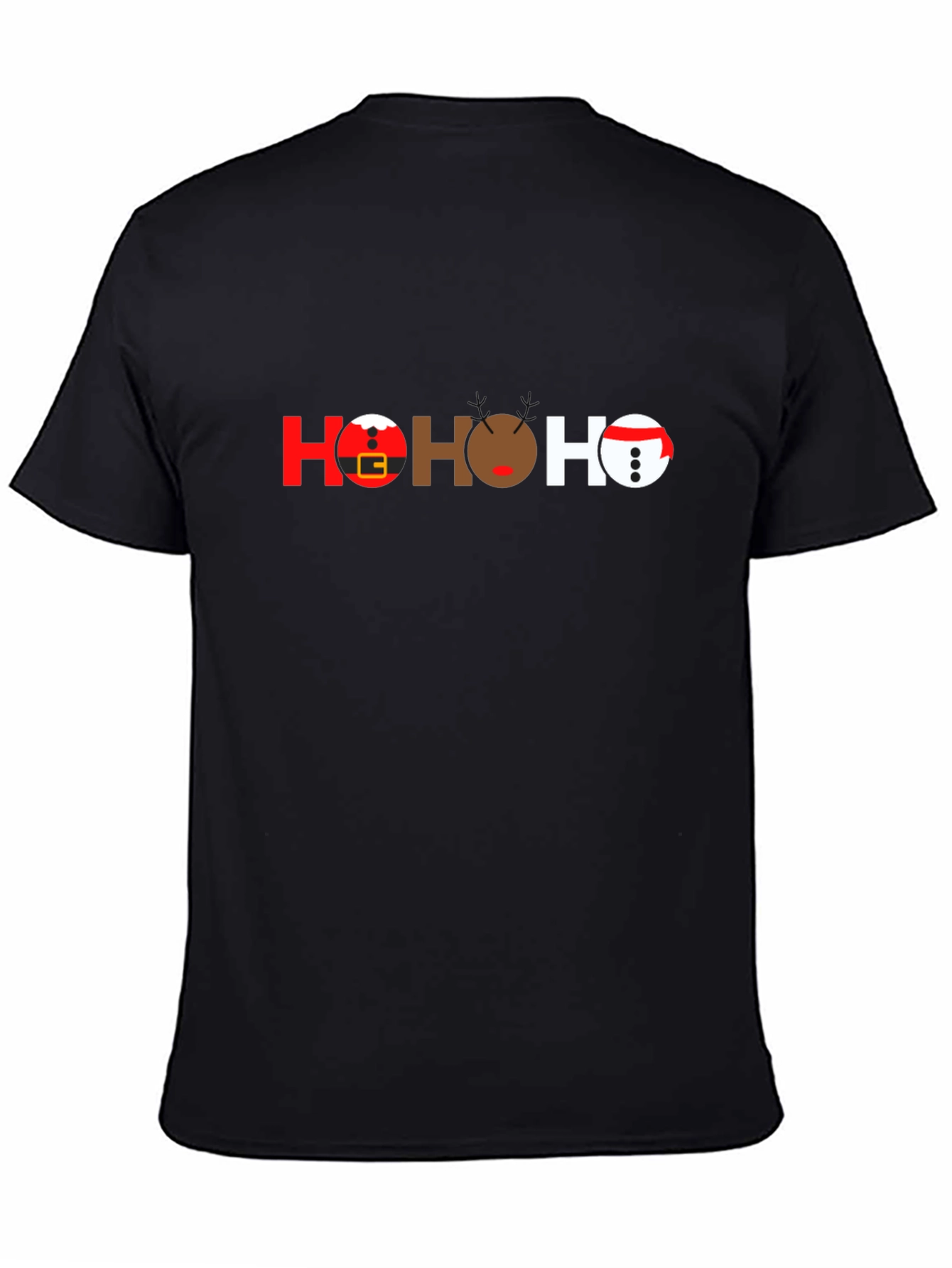 Festive HO HO HO Christmas Graphic T-Shirt