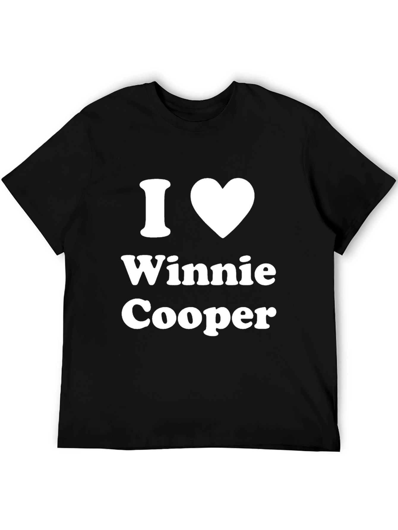 I Heart Winnie Cooper Black T-Shirt
