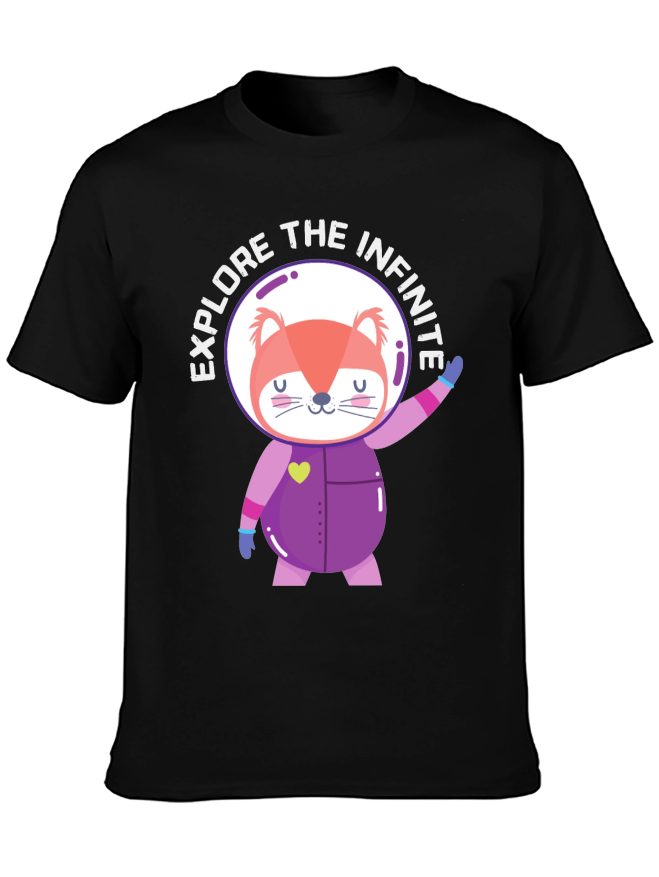 Explore the Infinite Space Fox T-Shirt