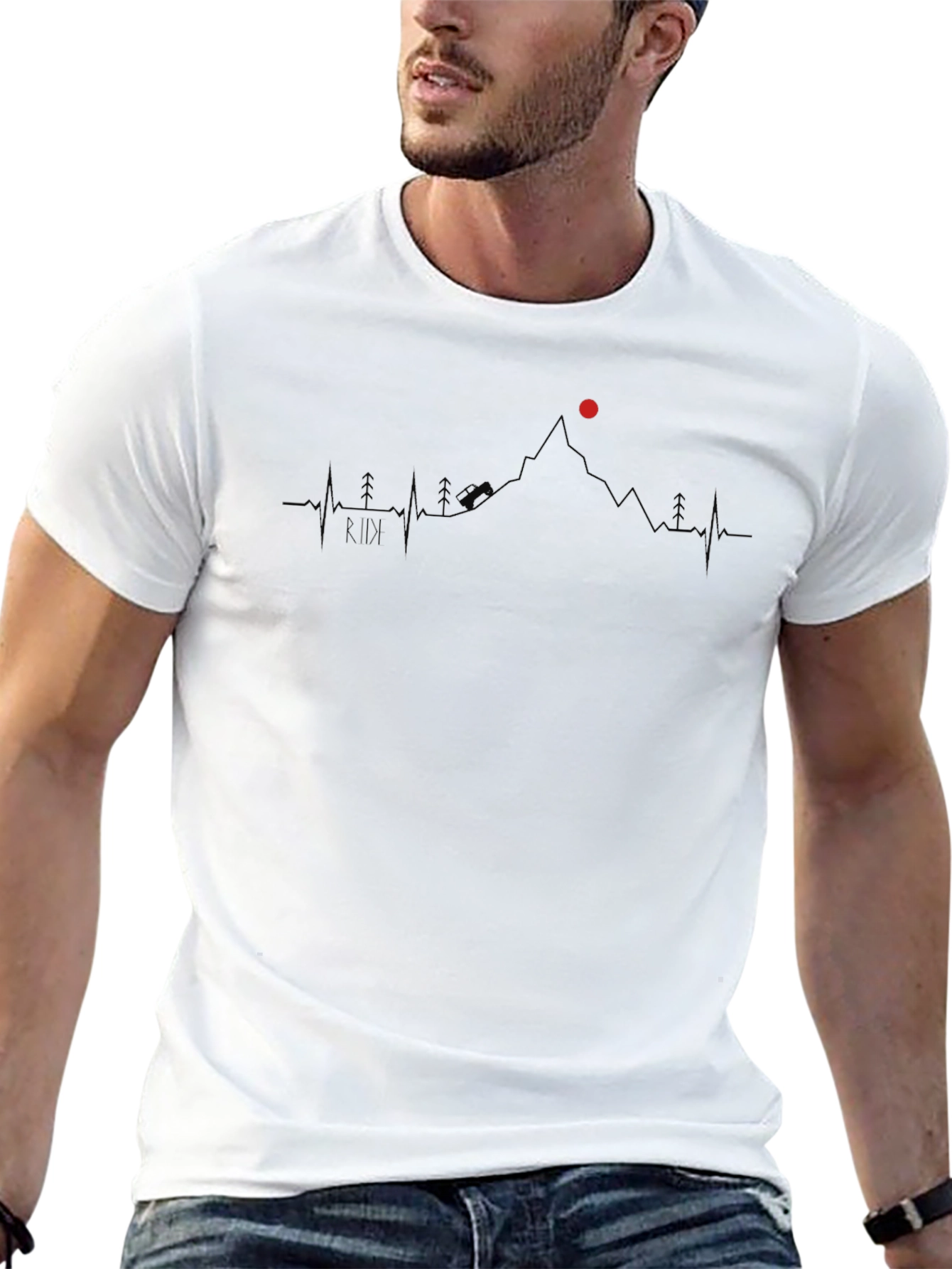 Mountain Heartbeat Tee - Adventure Design