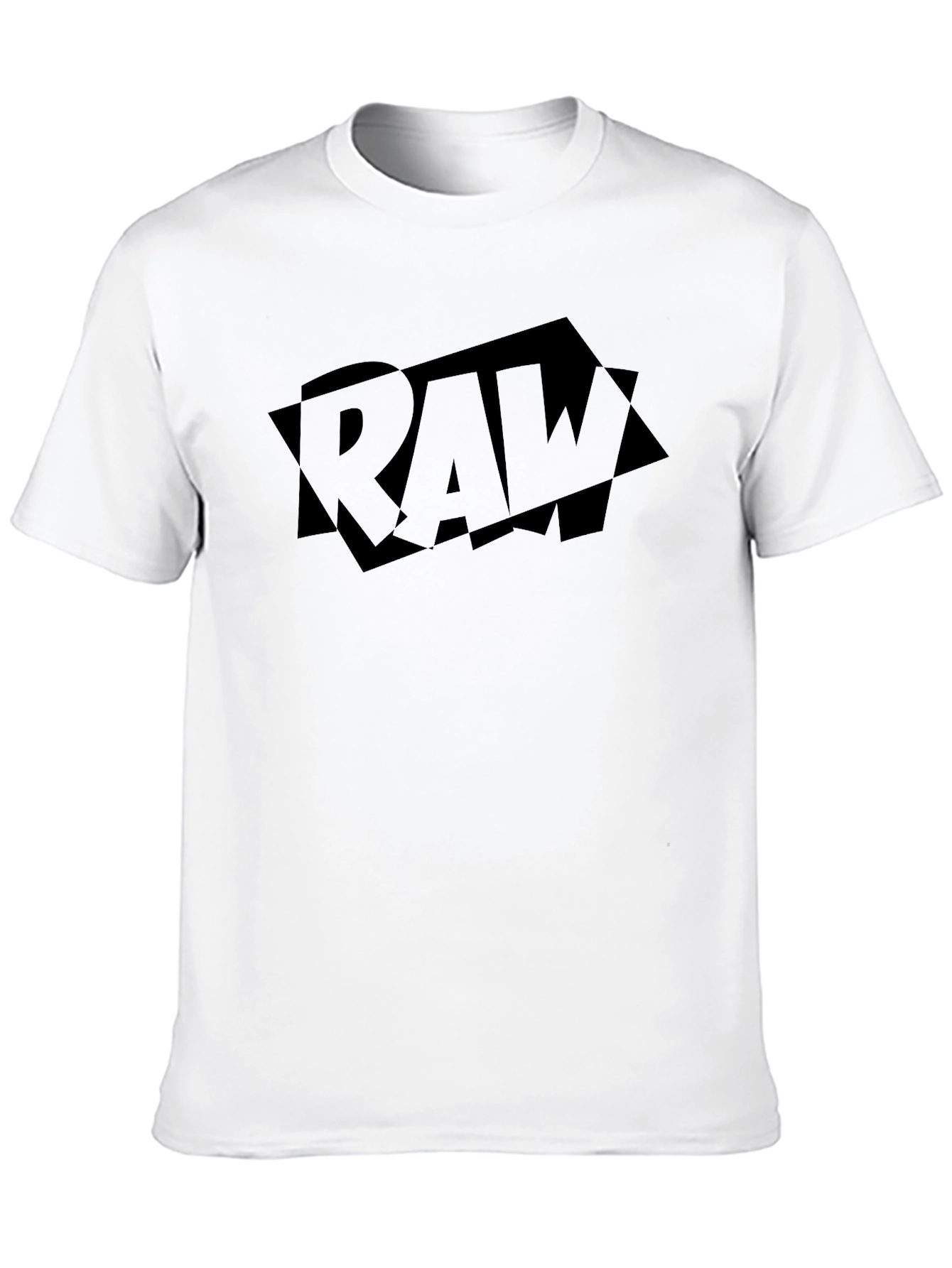 RAW Logo T-Shirt - Black Graphic Tee