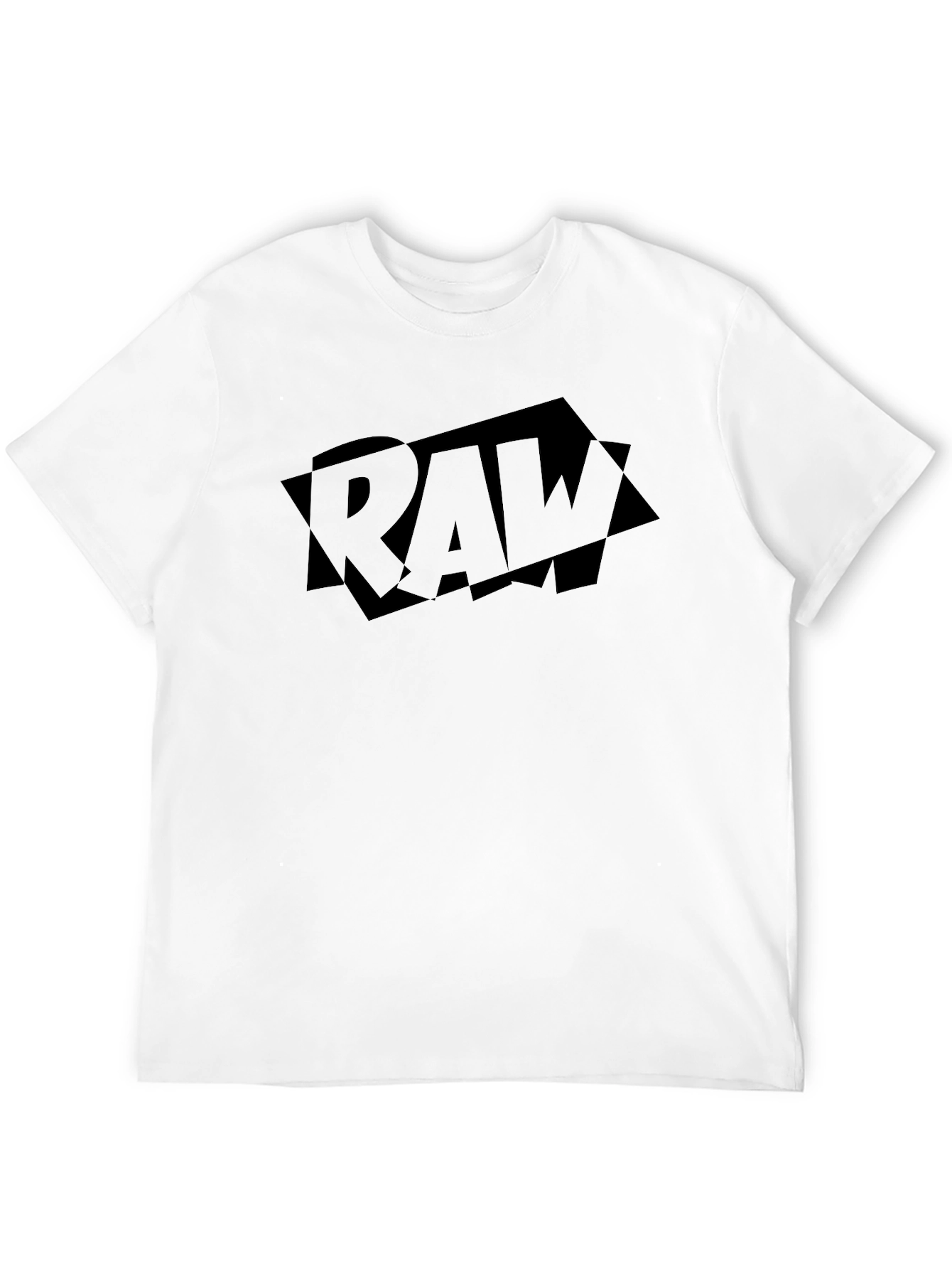RAW Logo T-Shirt - Black Graphic Tee