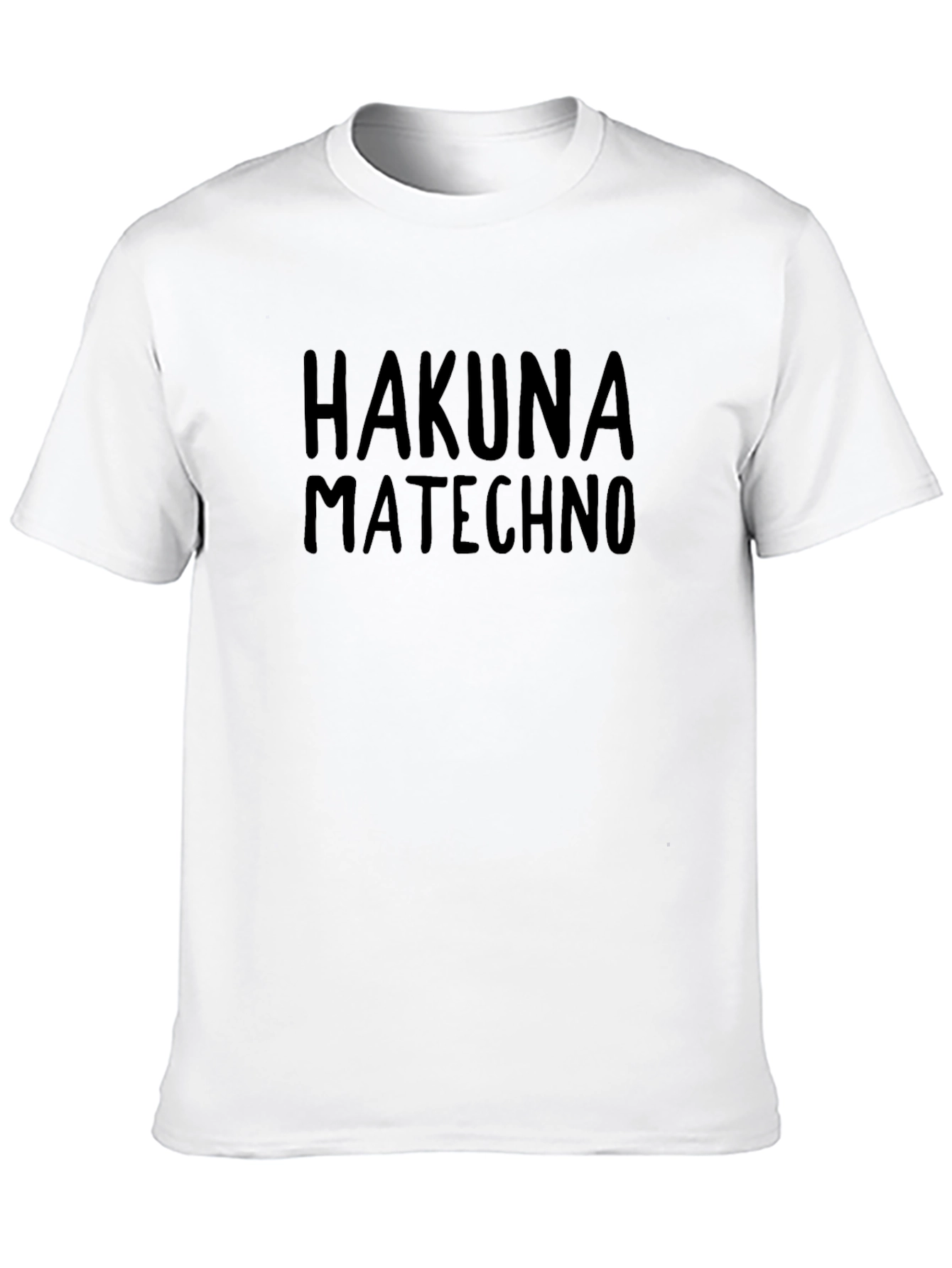 Hakuna Matechno Black Graphic Tee