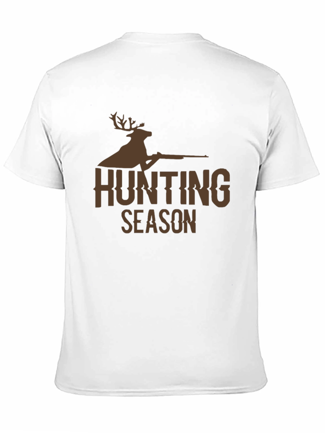 Hunting Season Deer Graphic Black T-Shirt