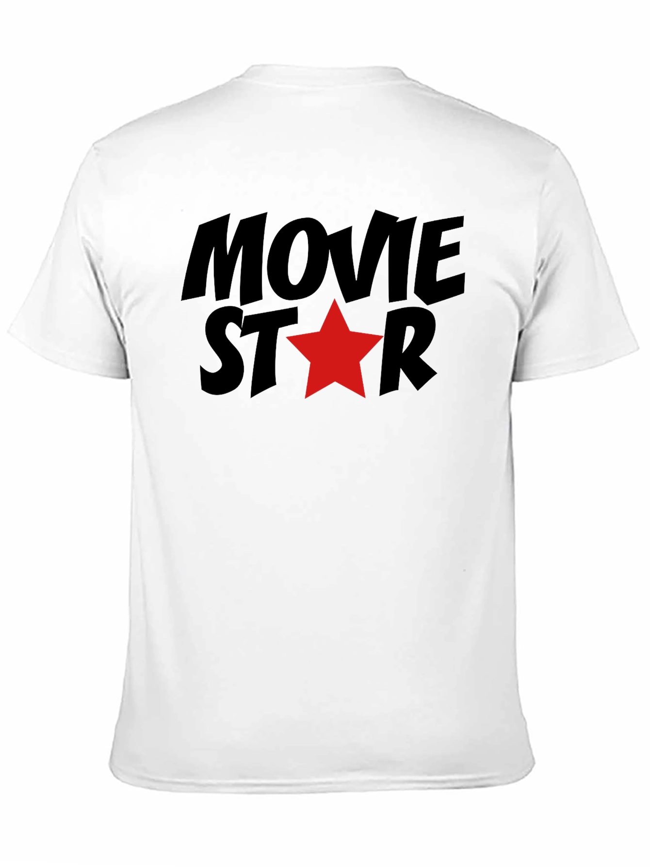 Movie Star Graphic Black T-Shirt