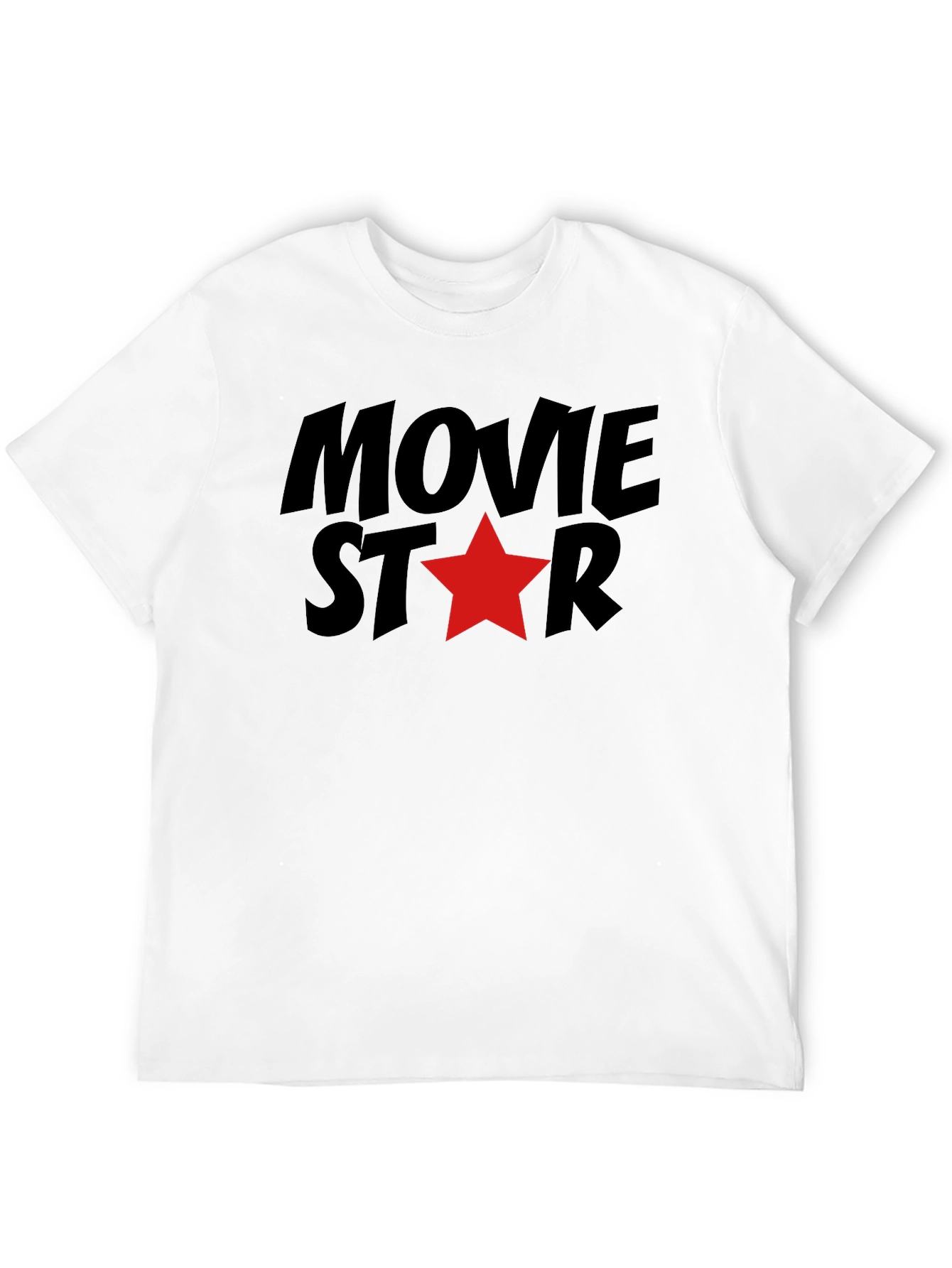 Movie Star Graphic Black T-Shirt