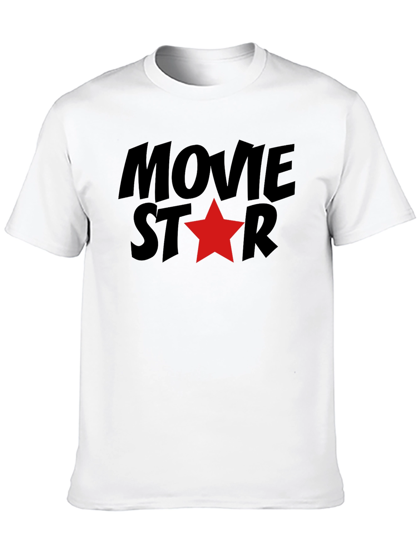 Movie Star Graphic Black T-Shirt