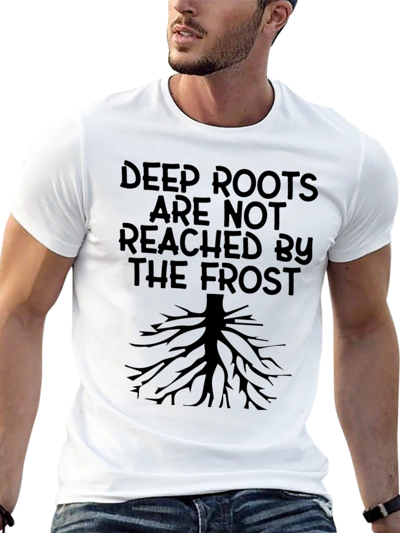 Deep Roots Graphic Tee - Resilience & Strength