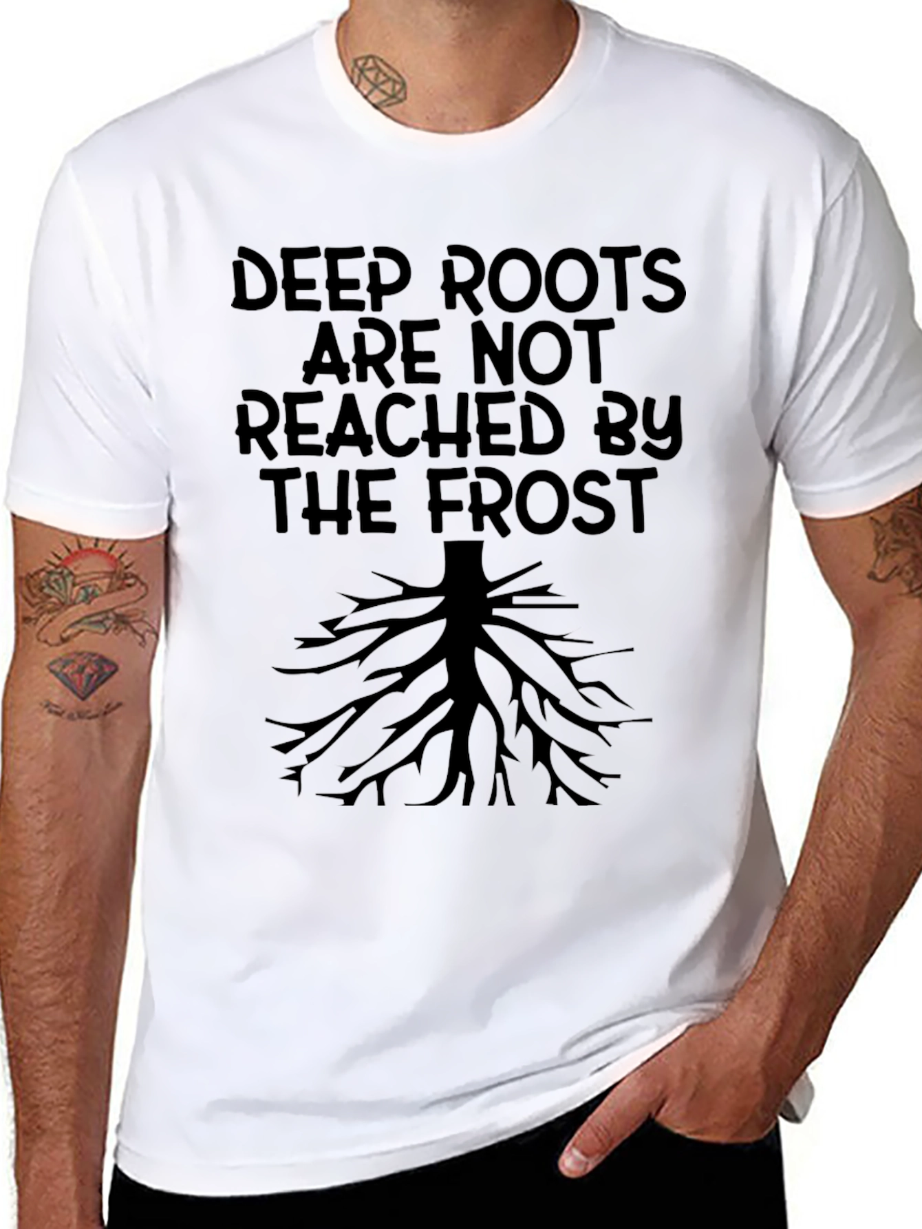 Deep Roots Graphic Tee - Resilience & Strength