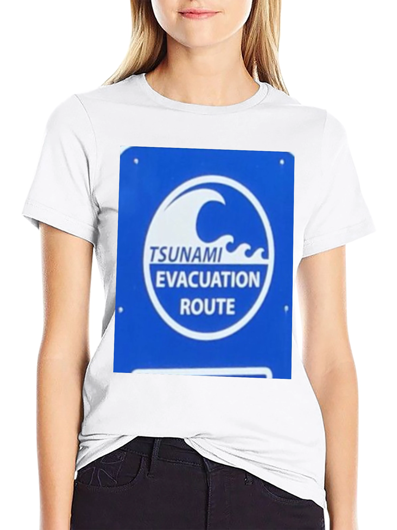 Tsunami Evacuation Route T-Shirt