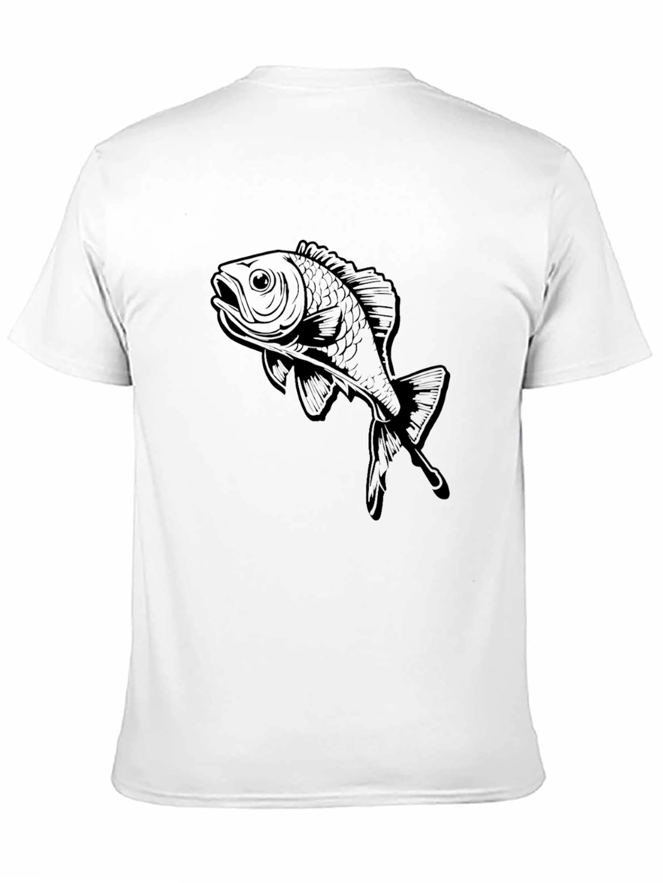 Black Fish Graphic Tee - Stylish Casual Wear