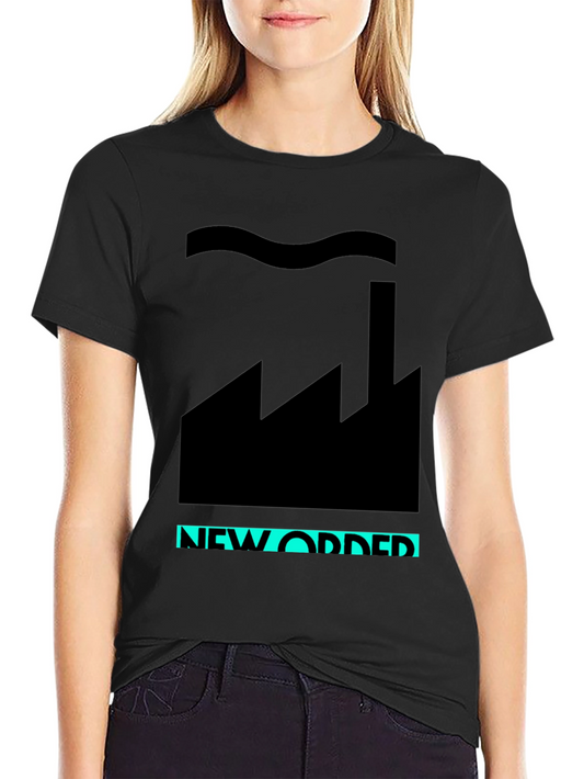 New Order Factory T-Shirt - Black Graphic Tee
