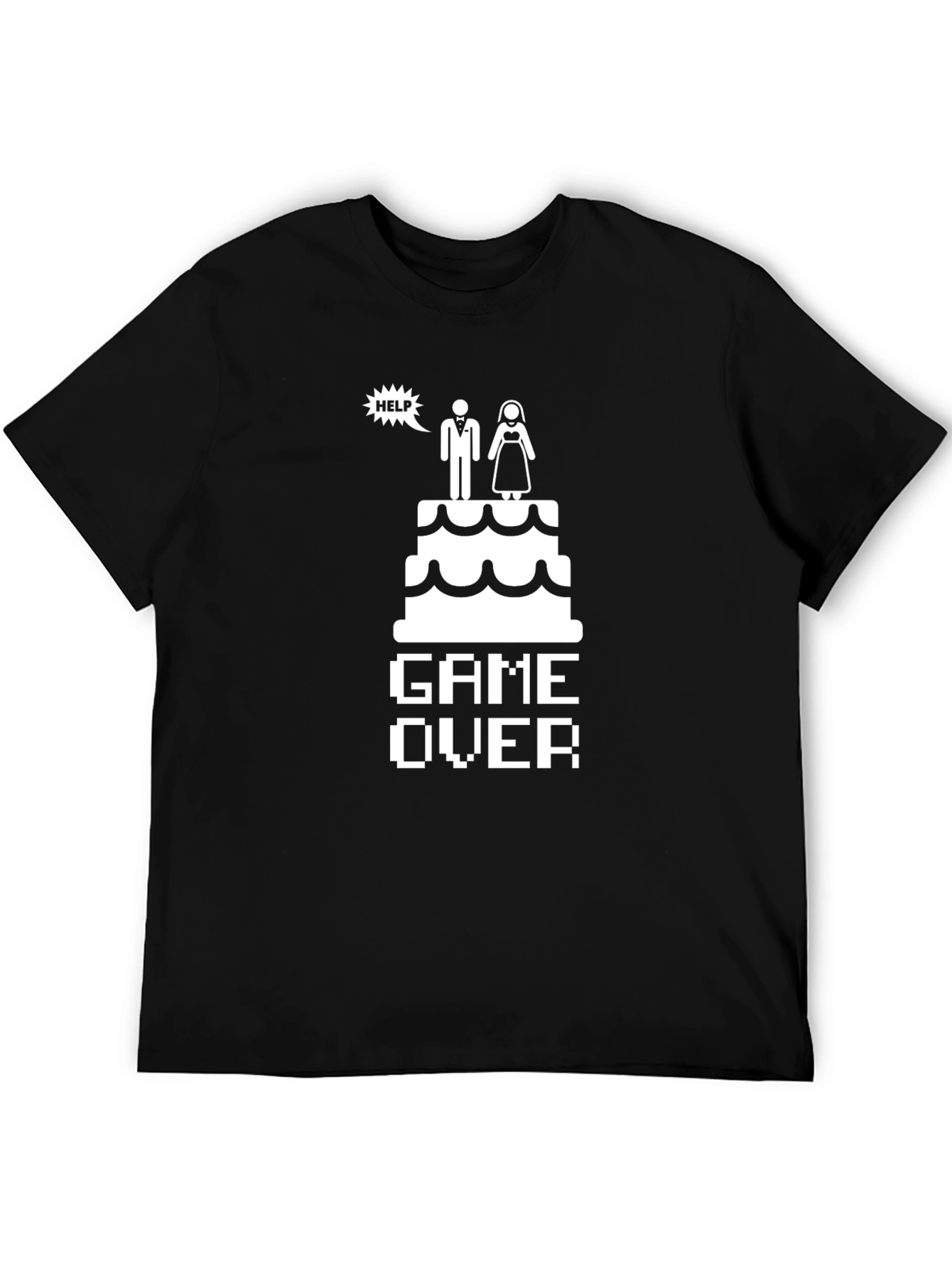 Game Over Funny Wedding T-Shirt