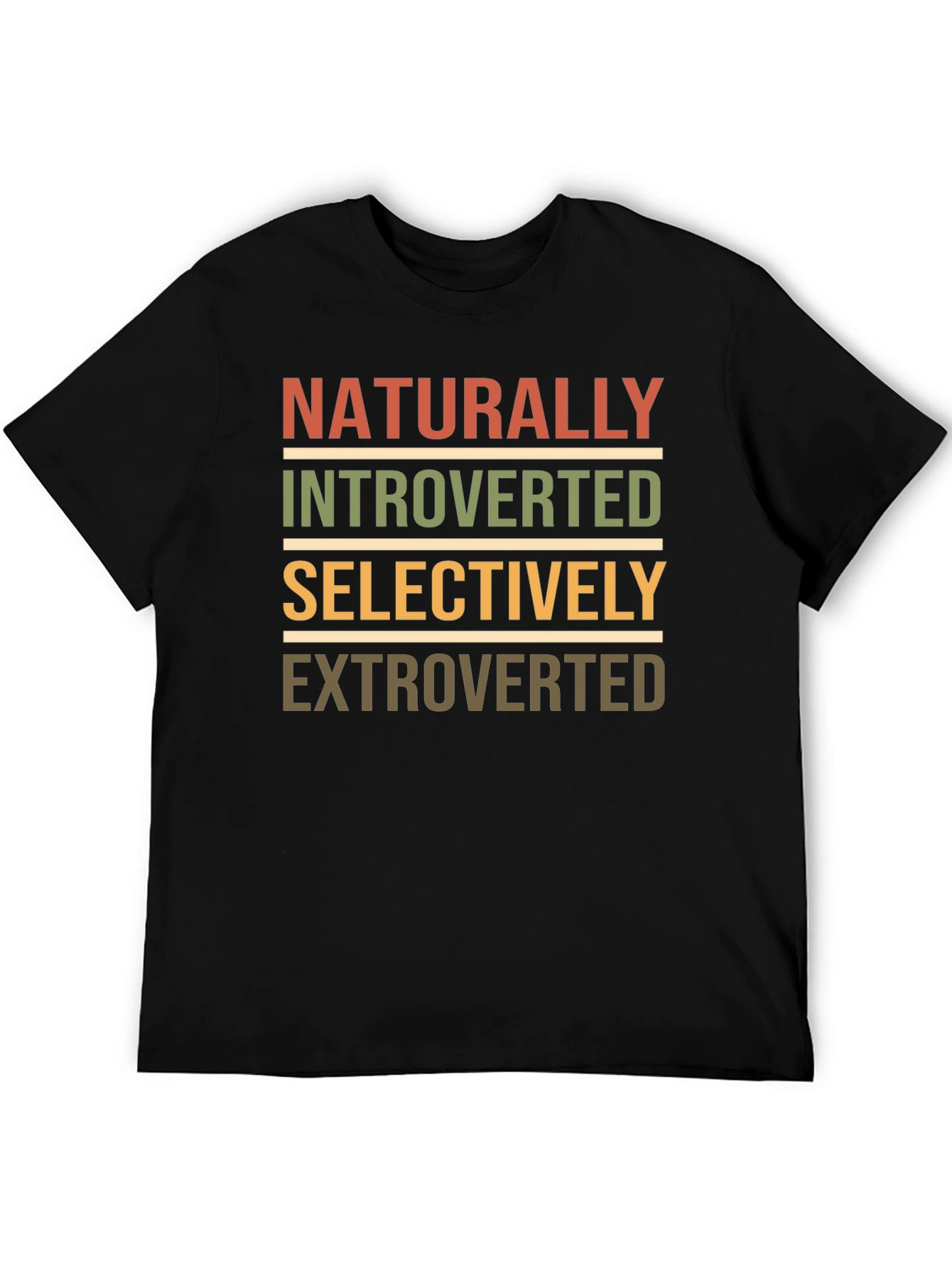 Naturally Introverted Selectively Extroverted T-Shirt