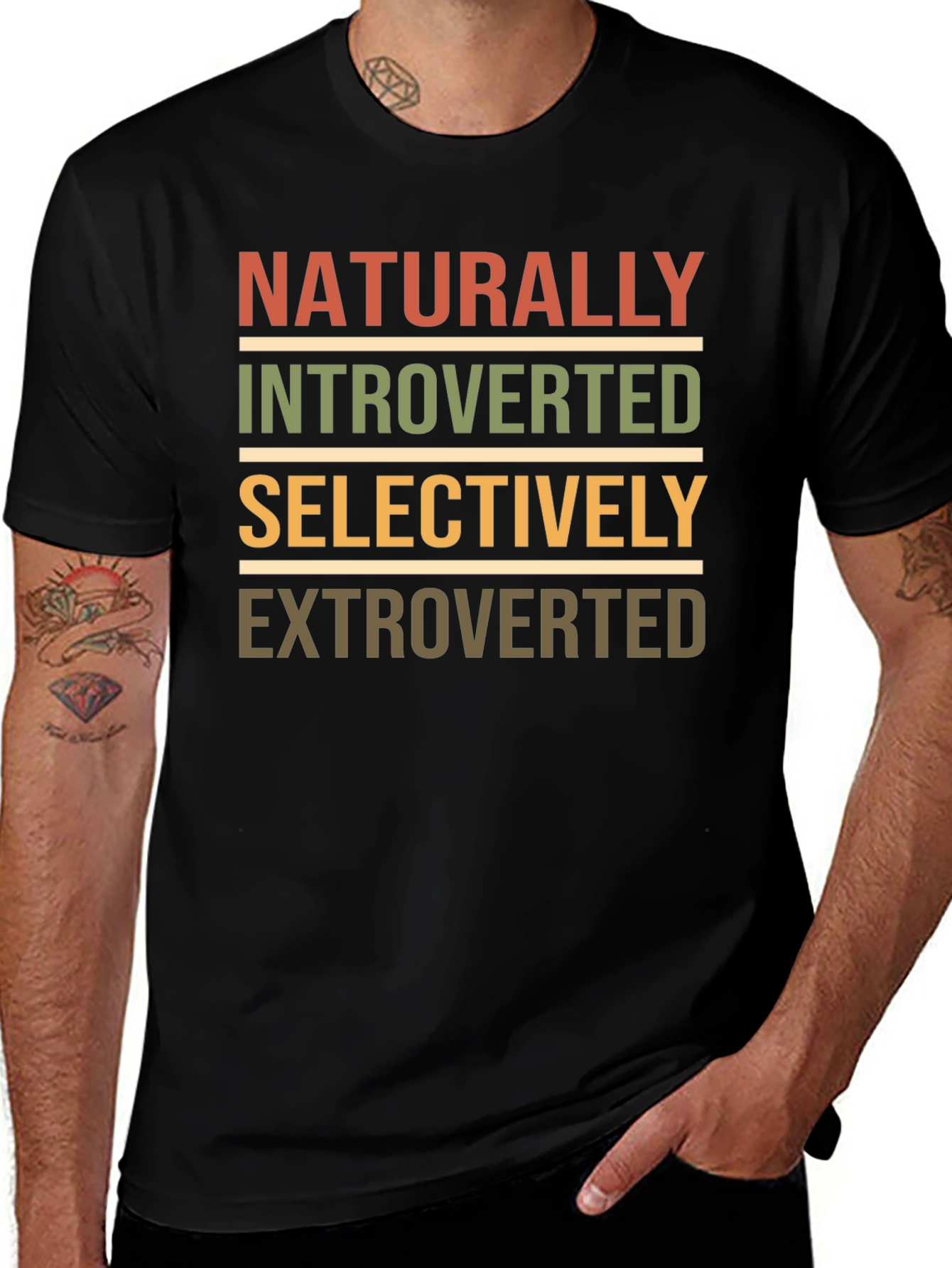 Naturally Introverted Selectively Extroverted T-Shirt