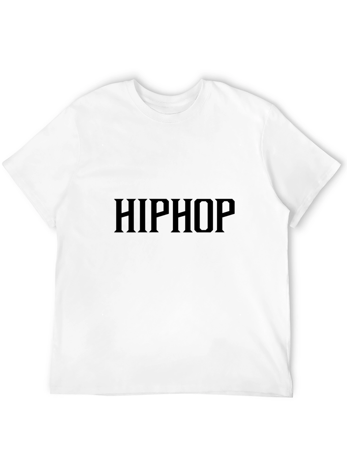 Hiphop Black Graphic Tee - Stylish Casual Wear
