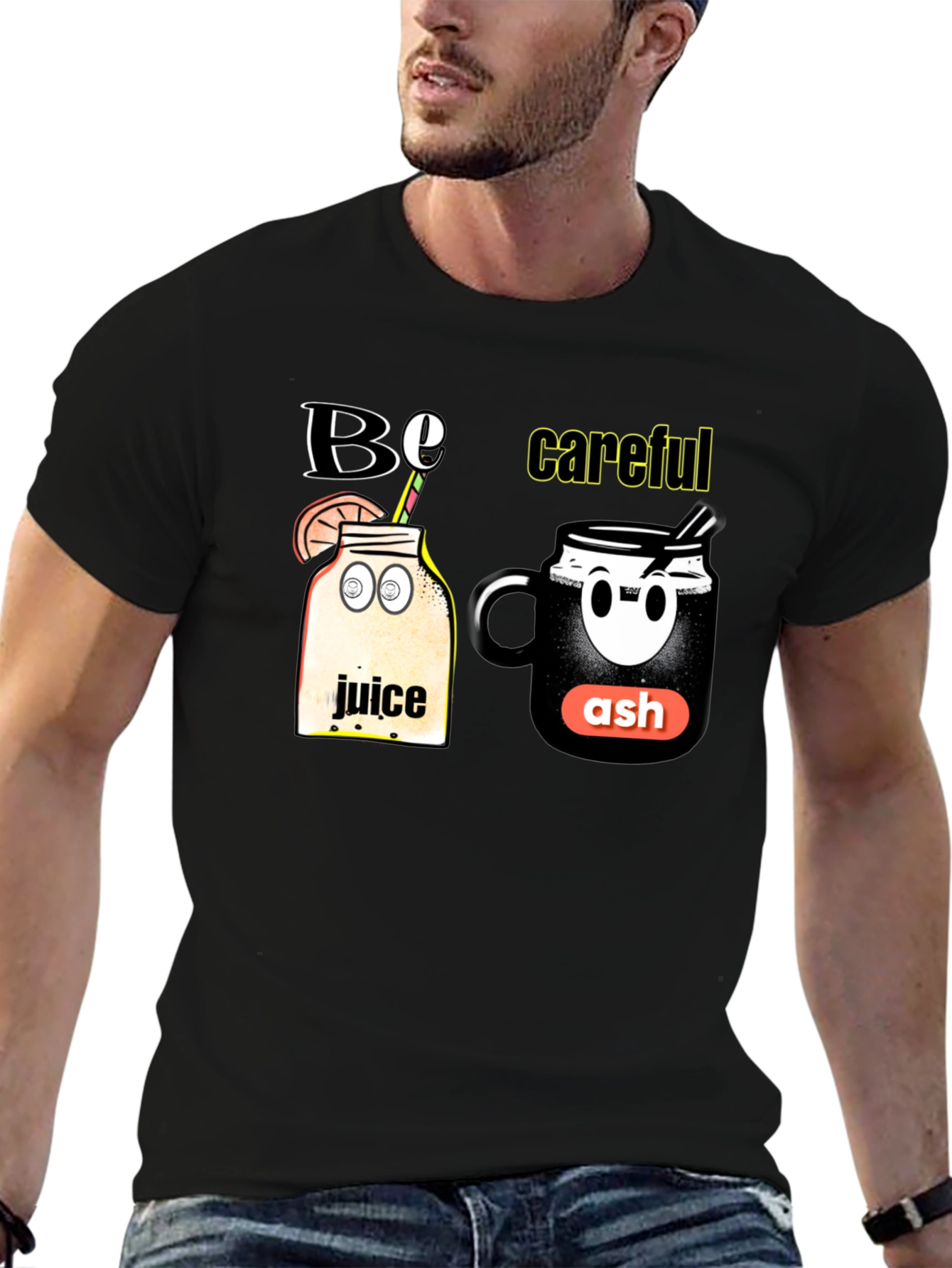 Be Careful T-Shirt - Juice and Ash Design