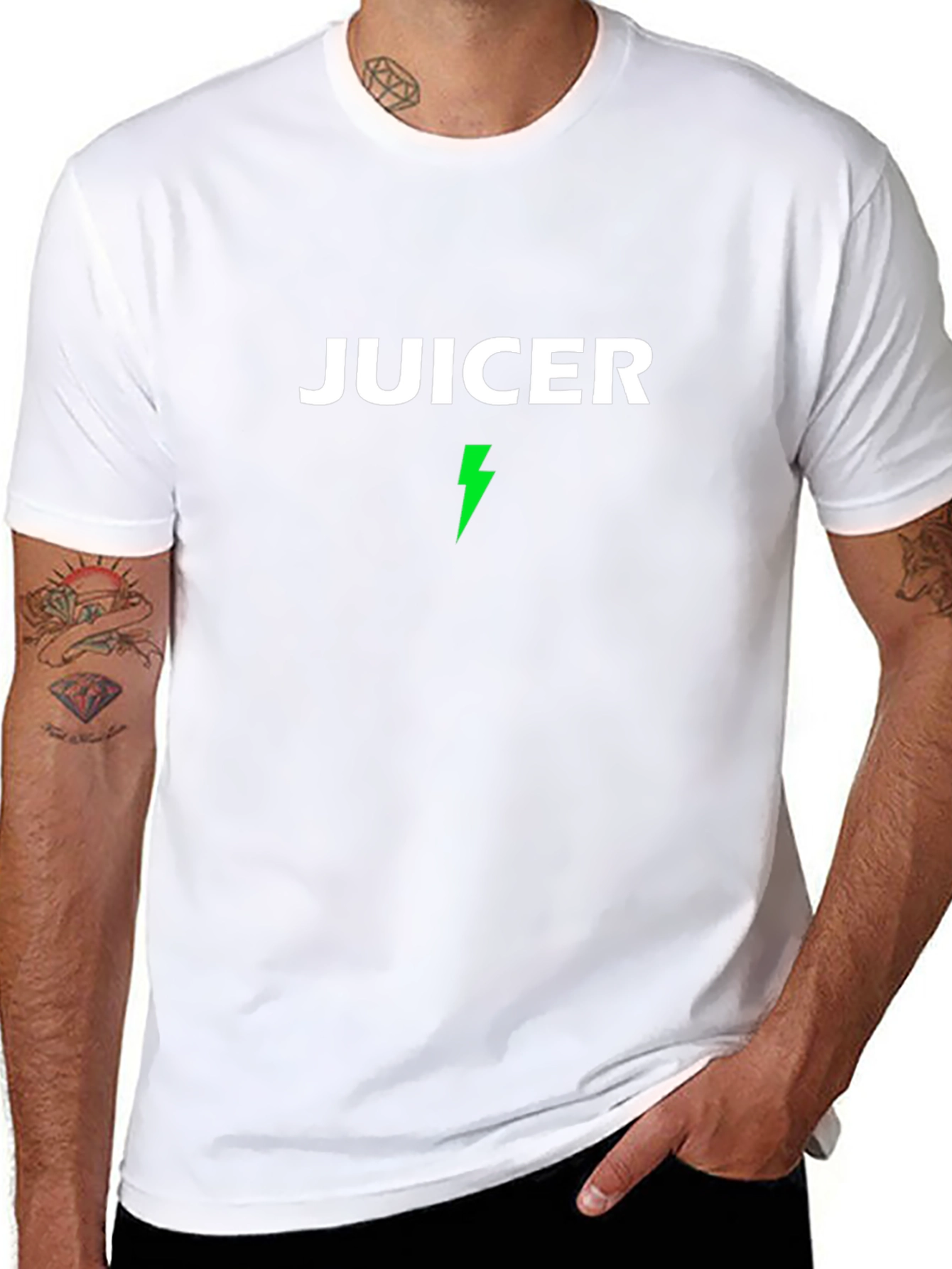 Juicer Graphic Tee - Black Cotton Blend